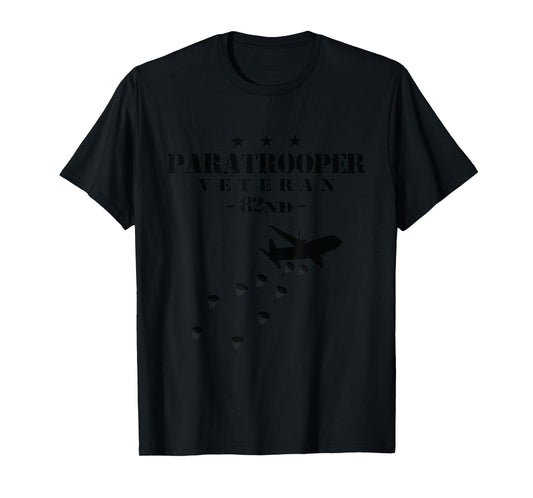 82nd Airborne Veteran Paratrooper T-Shirt