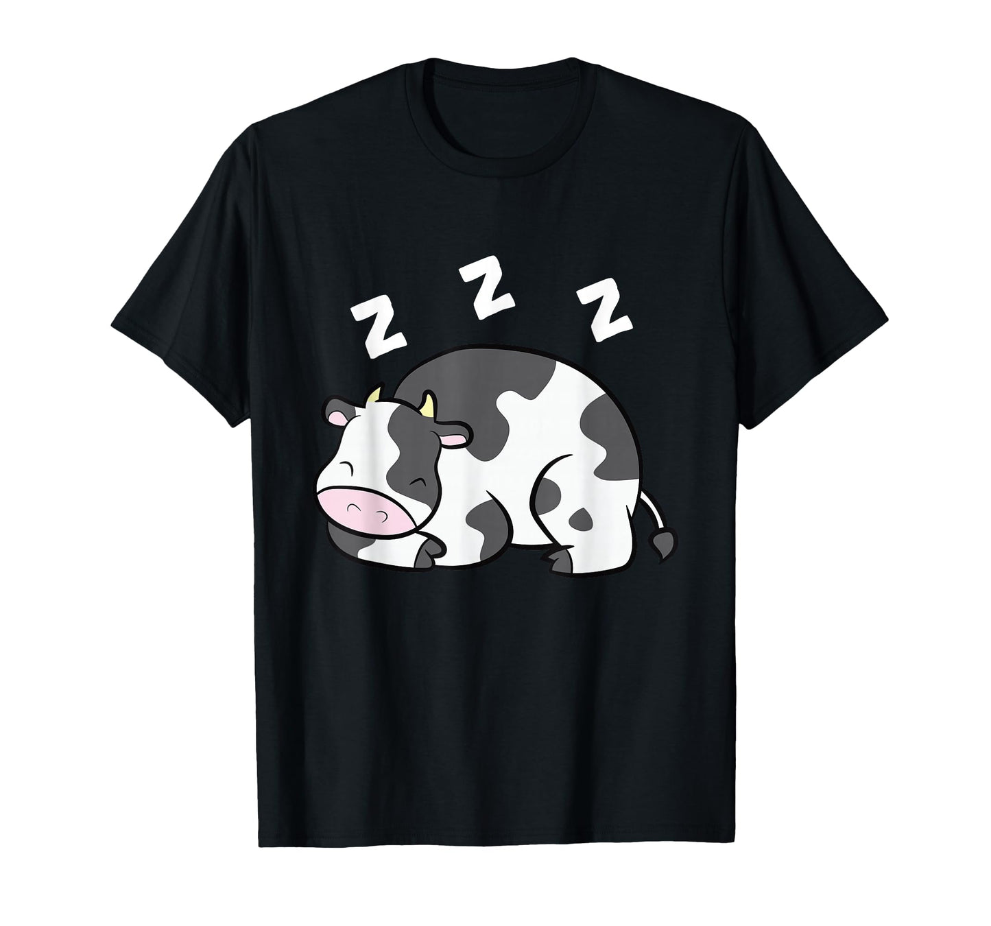 Cow Farm Animal Funny Cow Pajama Sleeping Cow T-Shirt