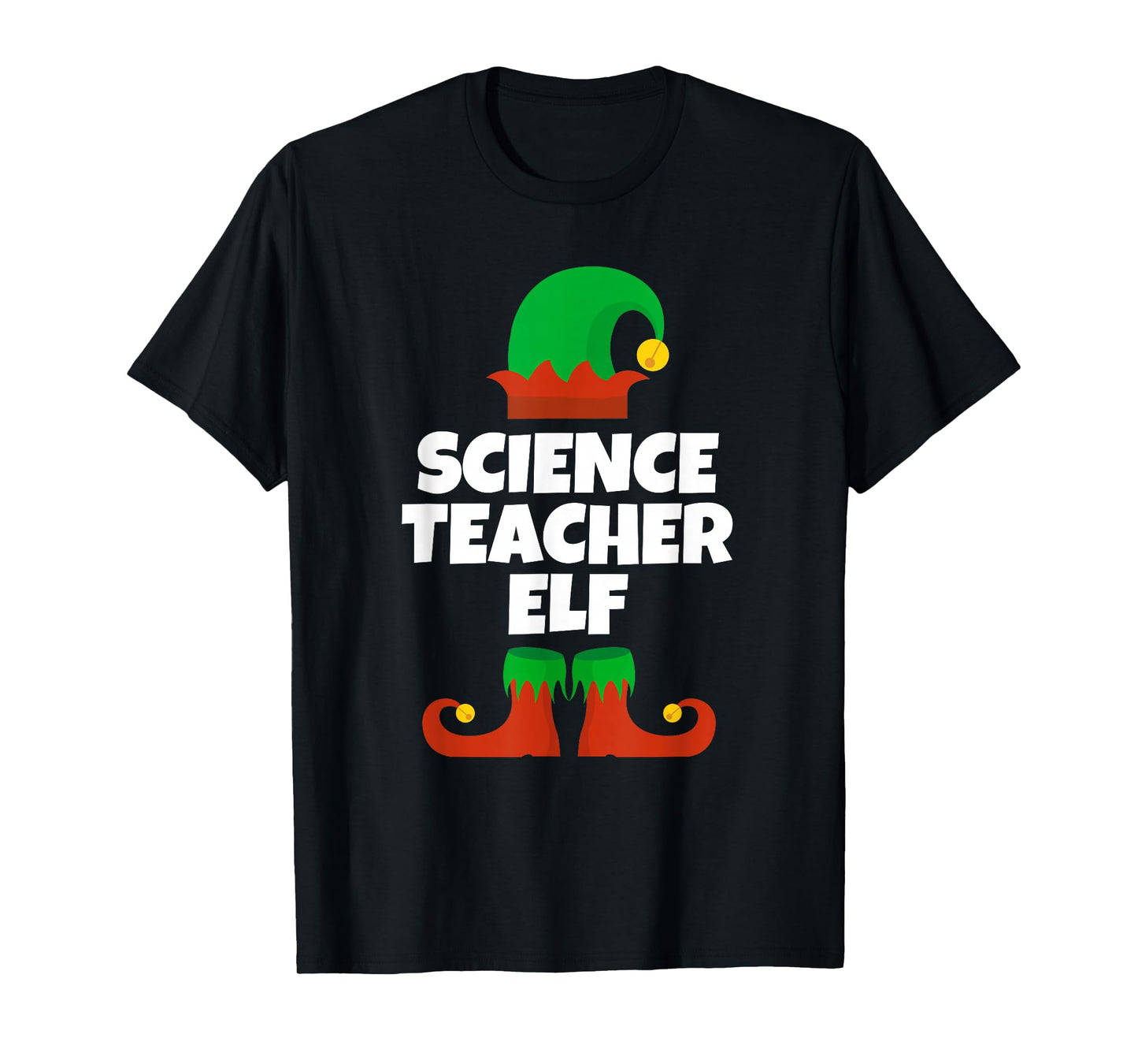 Christmas I'm The Science Teacher Elf Matching Xmas Pajama T-Shirt