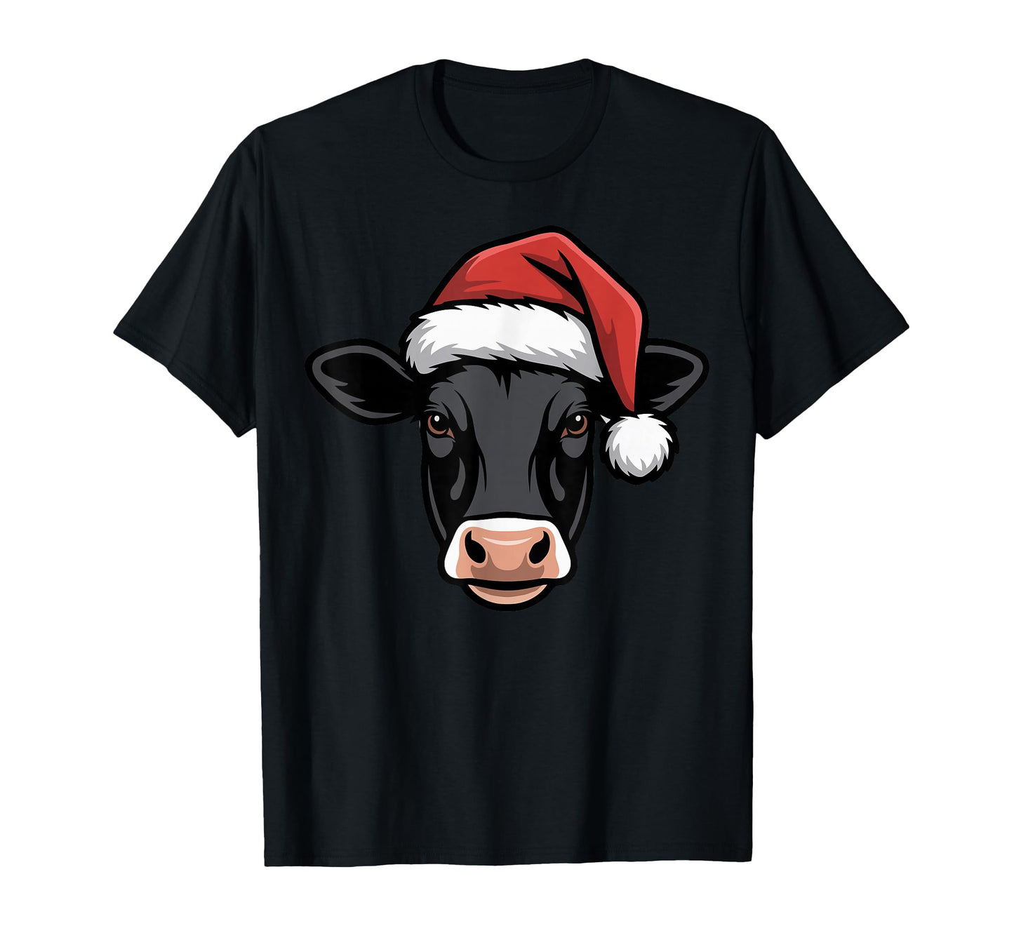 Angus Cow Christmas Beef Cattle Ugly Xmas Sweater Festive T-Shirt