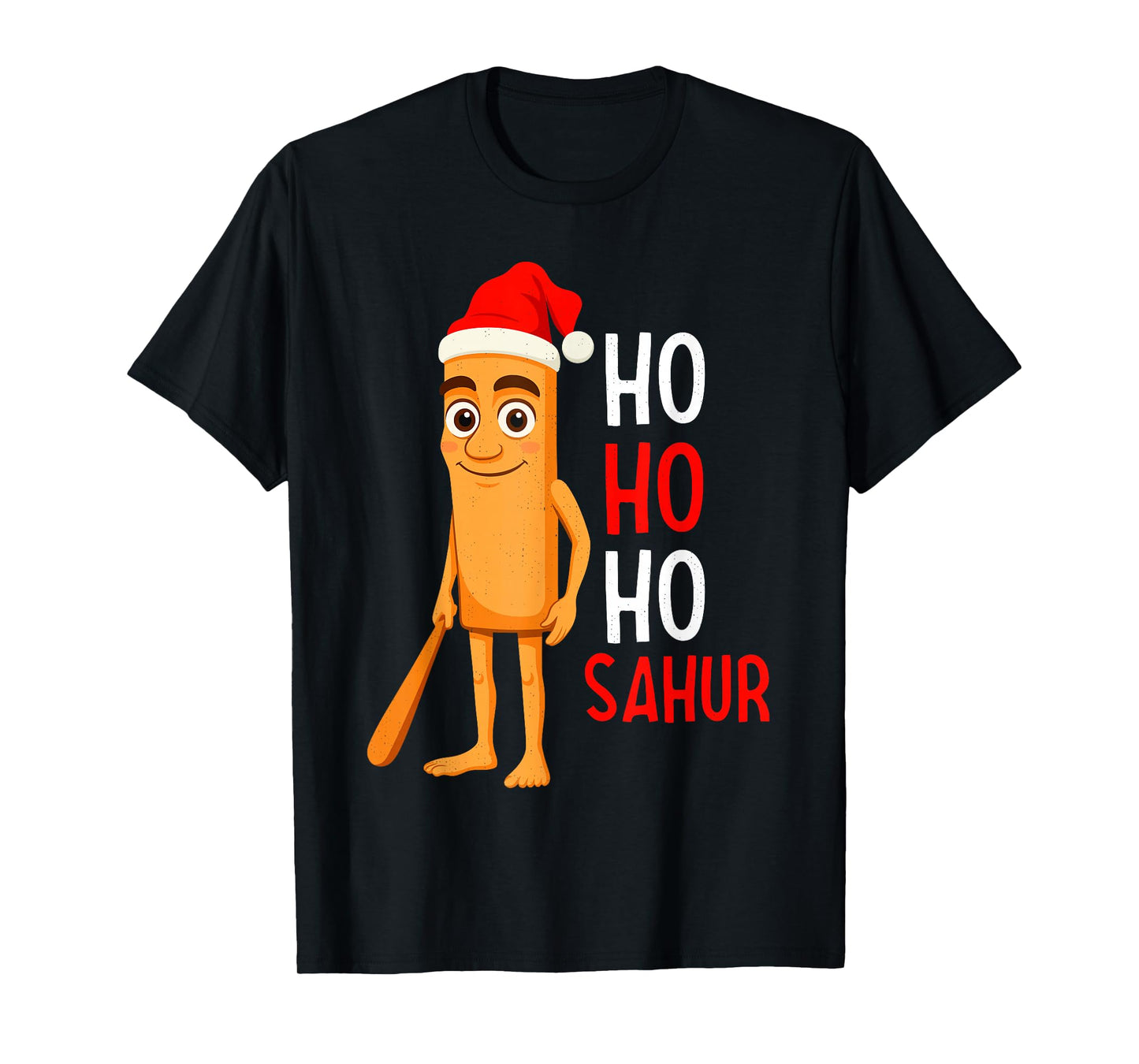 Ho Ho Ho Sahur Brainrot for Kids Boys Gen Alpha Christmas T-Shirt