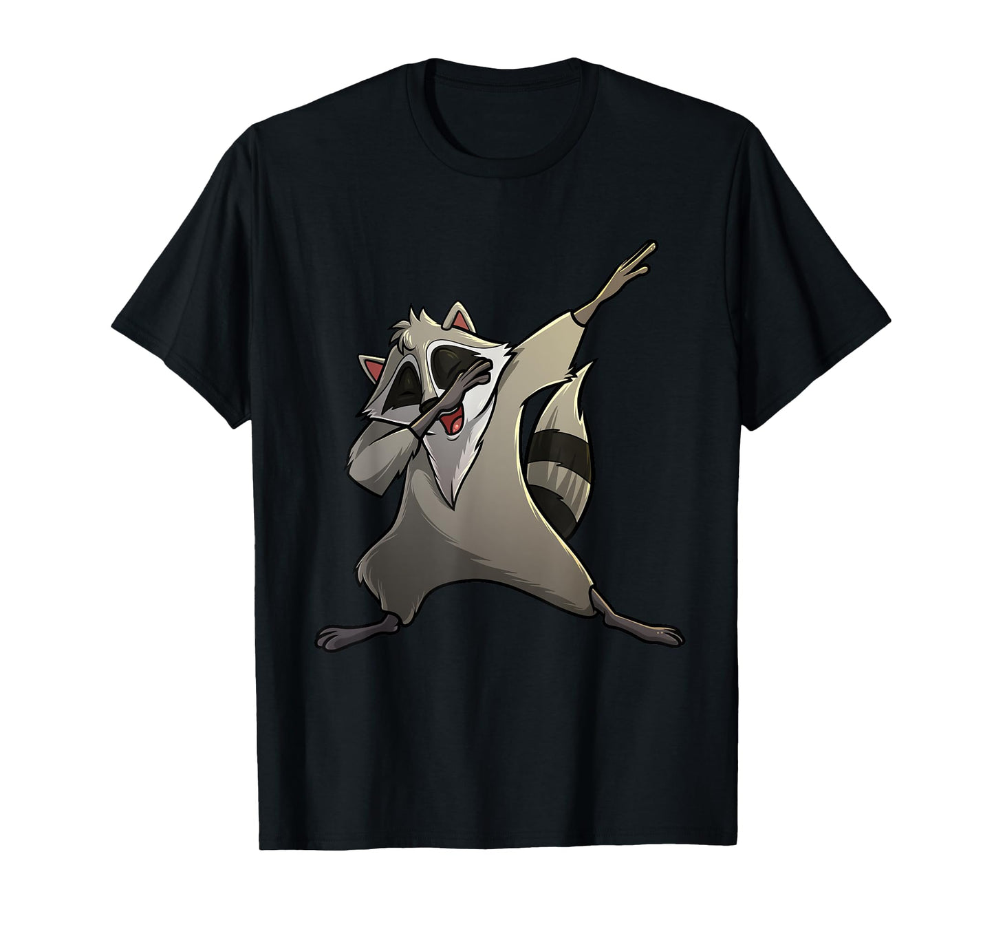 Funny Raccoon Gift For Kids Men Women Cool Dabbing Animal T-Shirt
