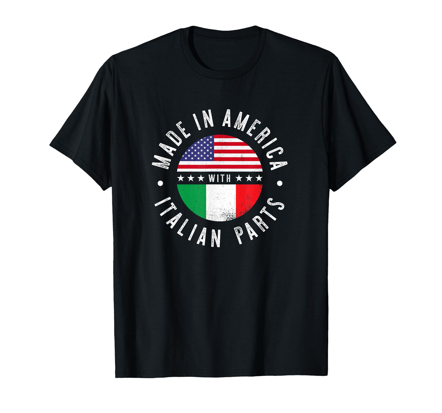 Made in America with Italian parts - Italy pride T-Shirt