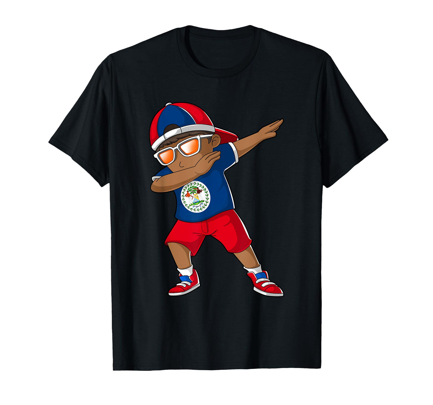 Belizean Boy Belize Kid Patriotism Roots Heritage T-Shirt