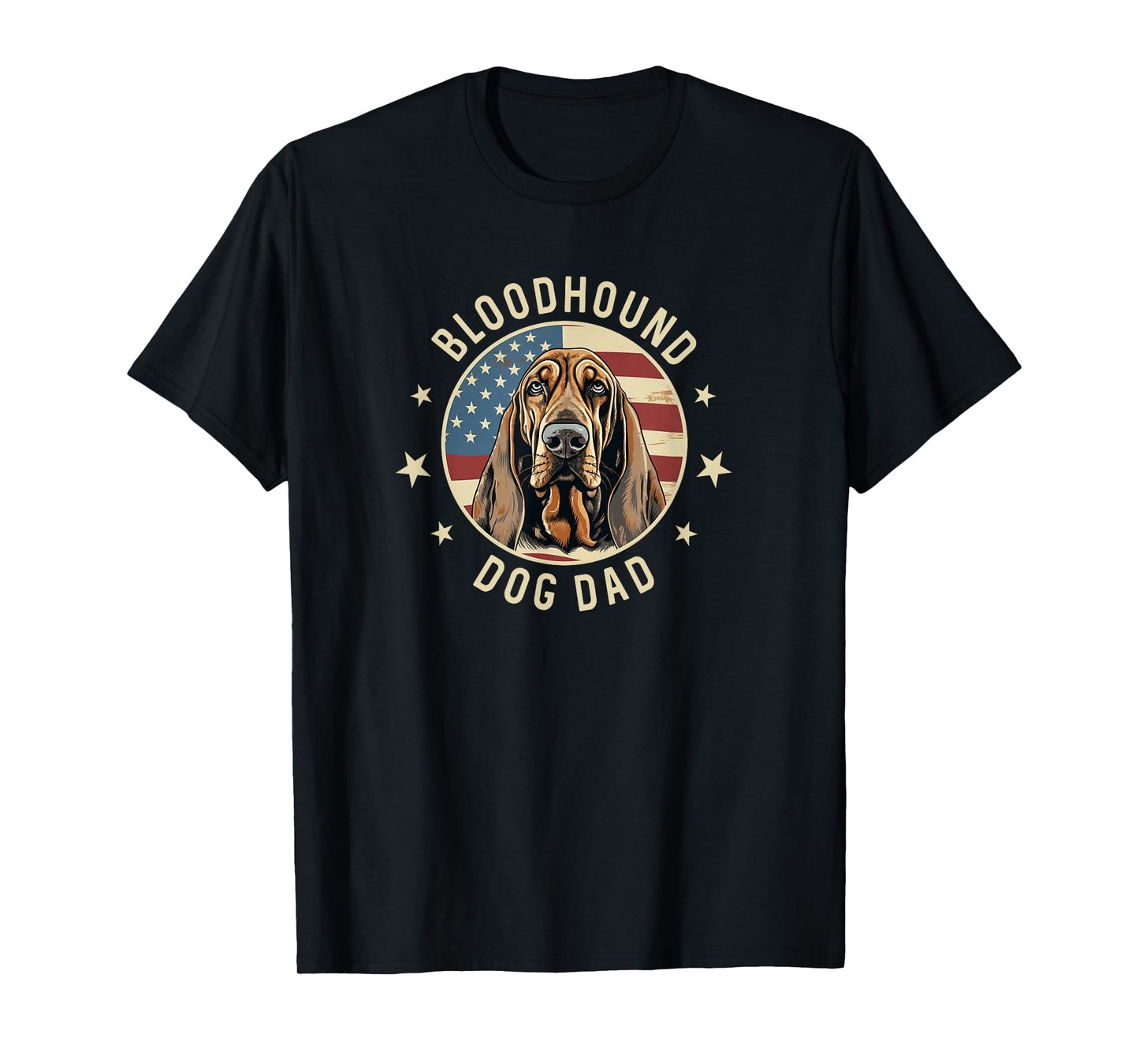 Bloodhound Gifts for Men, Bloodhound Dog Dad T-Shirt