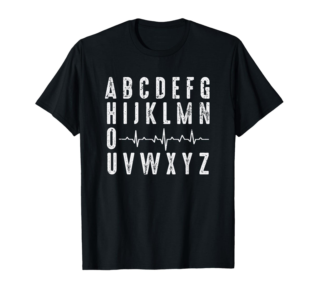 Nurse ABC's Funny PQRST ECG Heart Rhythm T-Shirt