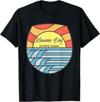 Maumee Bay State Park Ohio Lake OH Sunset Souvenirs T-Shirt