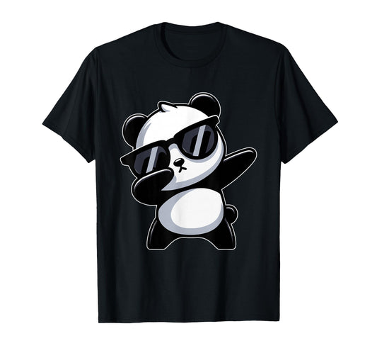 Funny Dabbing Panda with Sunglasses, Cool Panda Dab Dance T-Shirt