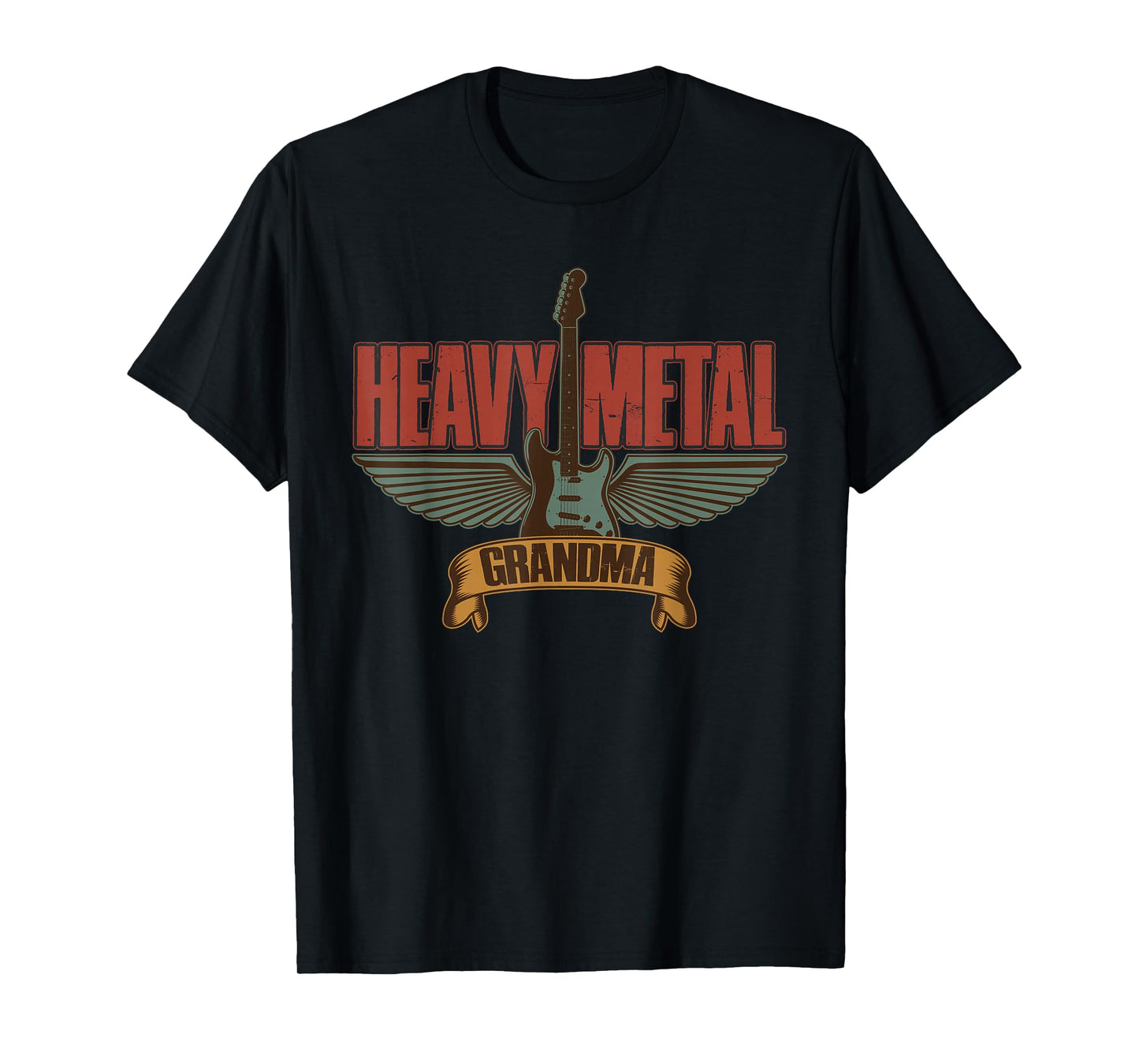 Heavy Metal Grandma - Metalhead Funny Grandmother T-Shirt
