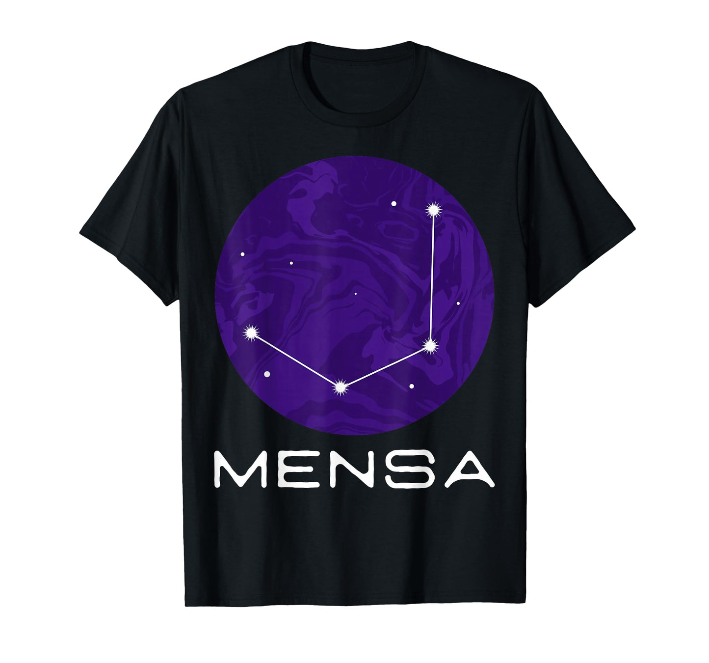 Mensa Constellation Galaxies Astrology Horoscope T-Shirt