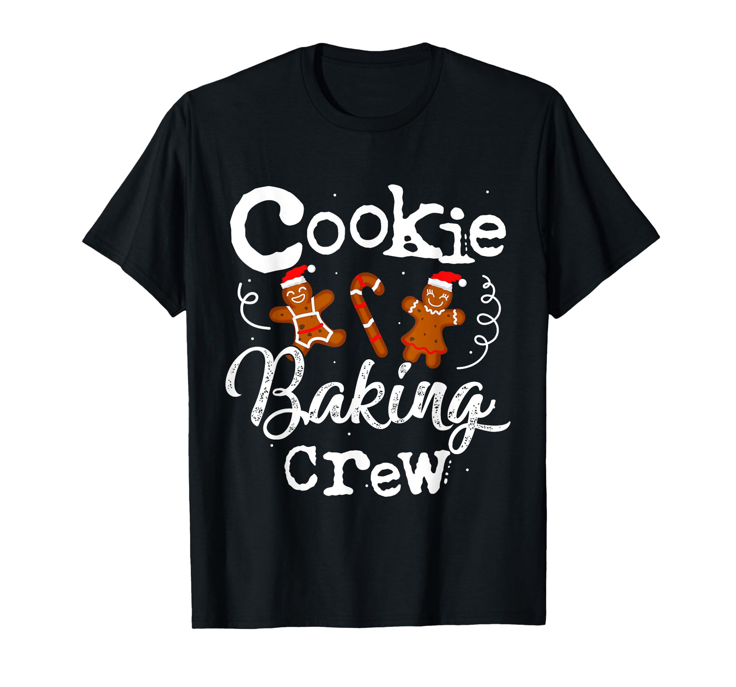 Cookie Baking Crew Baker Bake Kids Women Christmas Baking T-Shirt