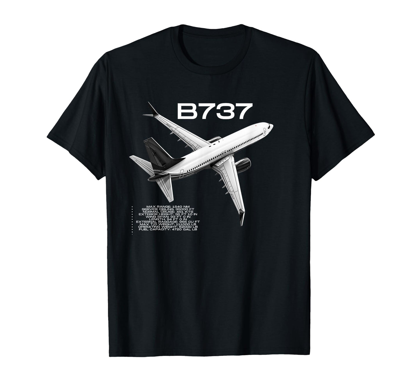 B737 Airplanes ! Aviation Jet T-Shirt
