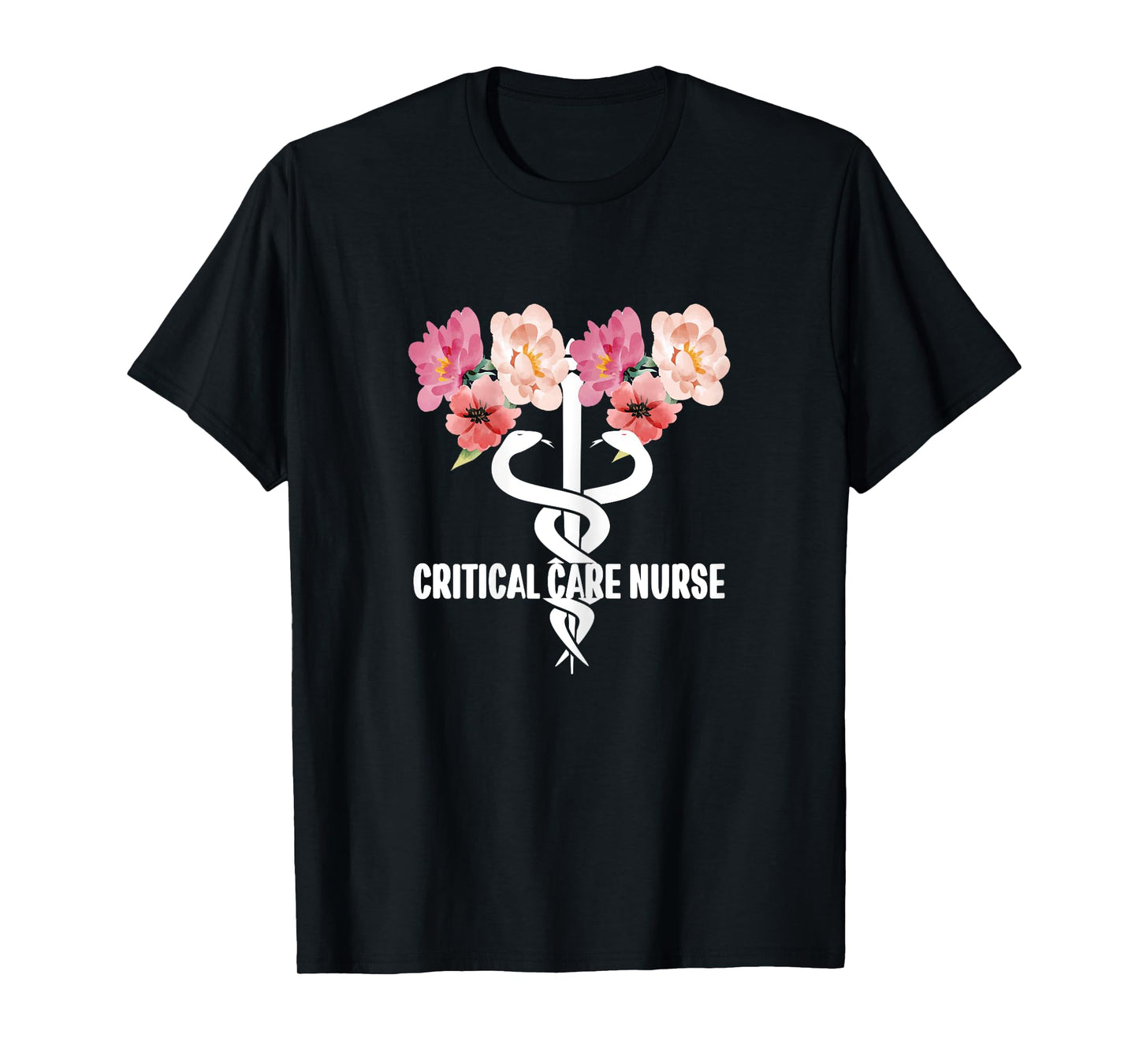 Critical Care Nurse Caduceus ICU RN Critical Care Nursing T-Shirt
