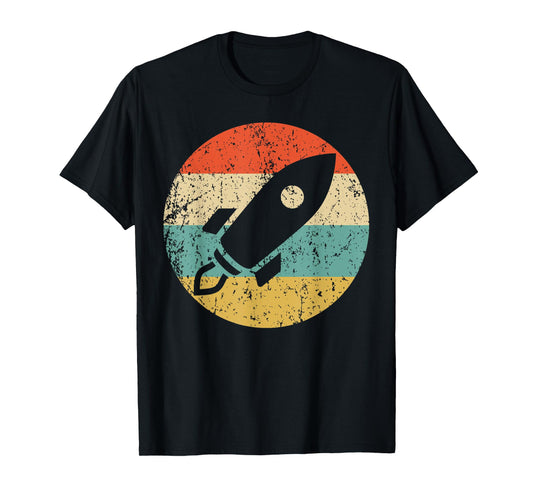 Astronaut Shirt - Vintage Retro Space Ship T-Shirt T-Shirt