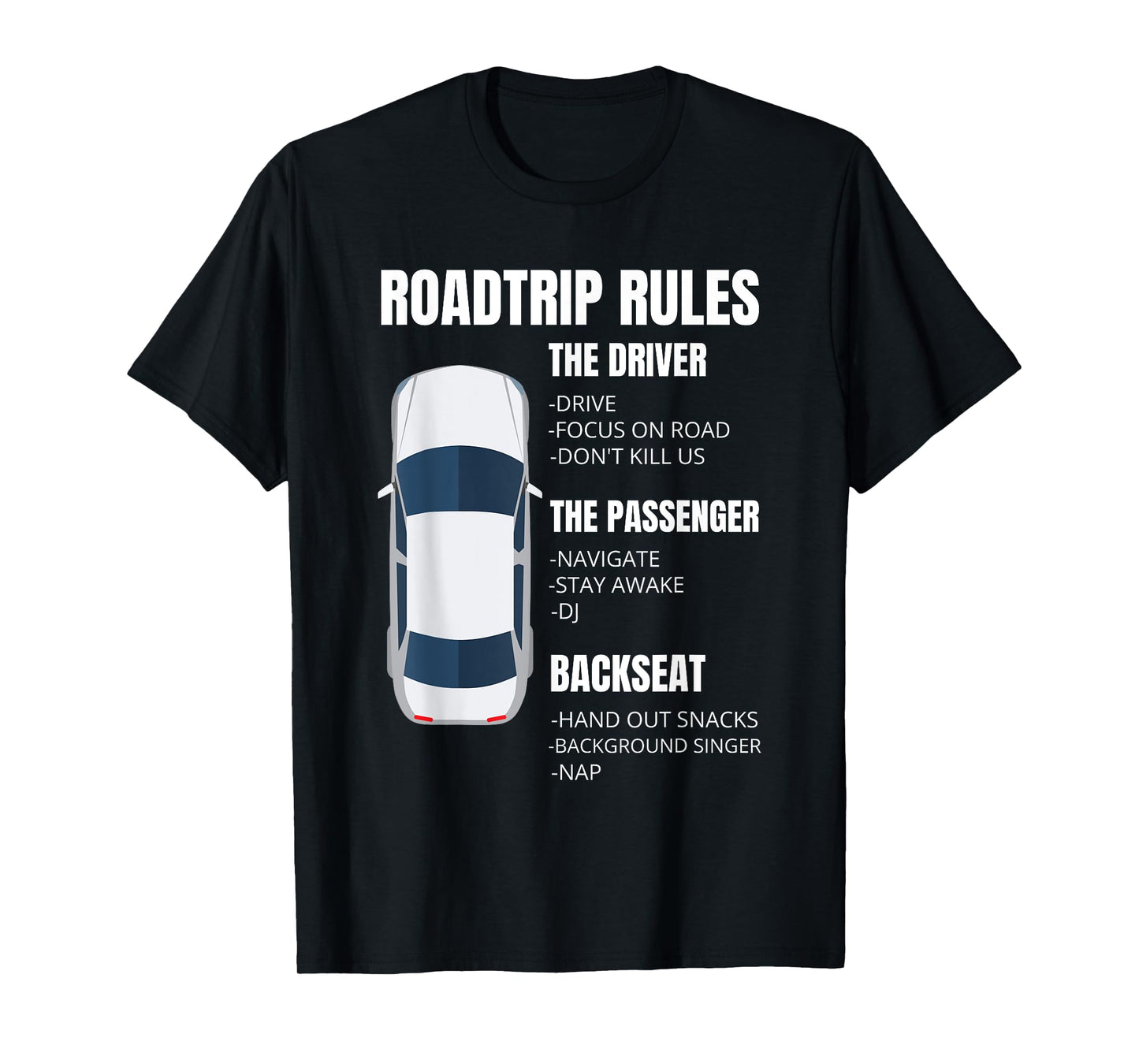 Funny Passenger Princess Art For Men Women Car Passenger T-Shirt