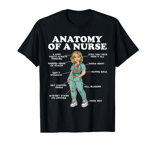 Anatomy of a Nurse T-Shirt