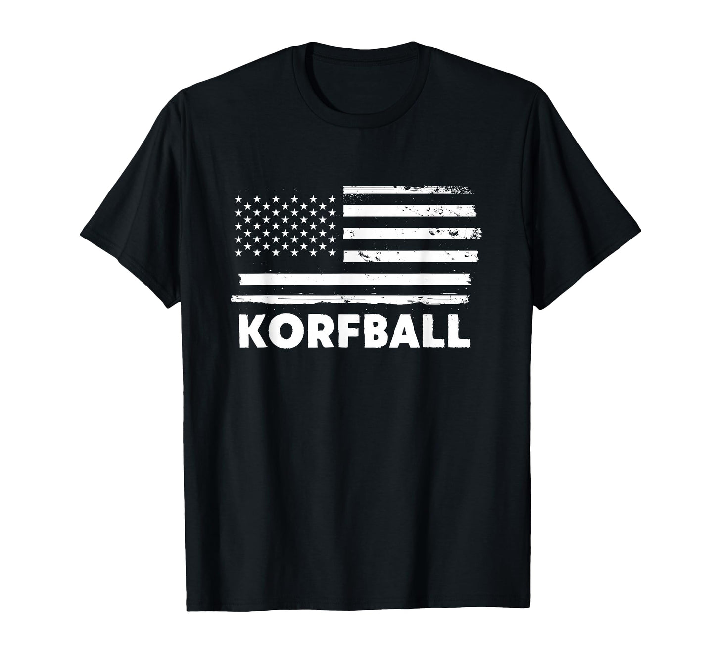 Korfball Life USA Flag Patriotic Sports Design T-Shirt