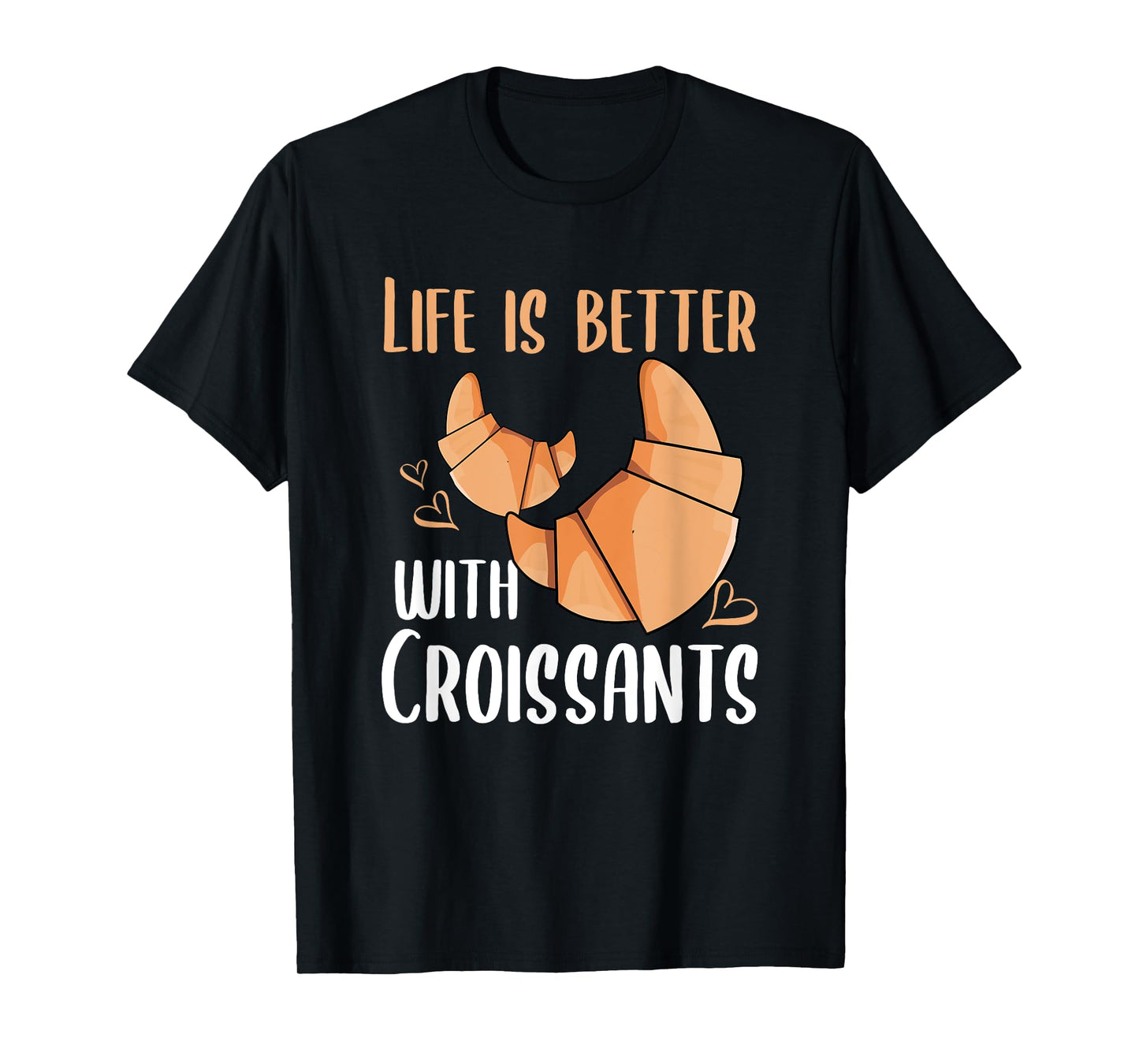 Croissant Lover Morning Breakfast Hobby Baking Funny Baker T-Shirt