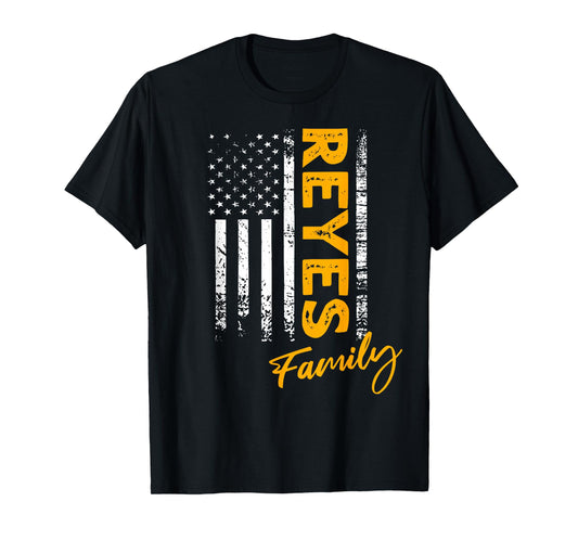 Reyes Surname American Reyes Last Name Reyes T-Shirt