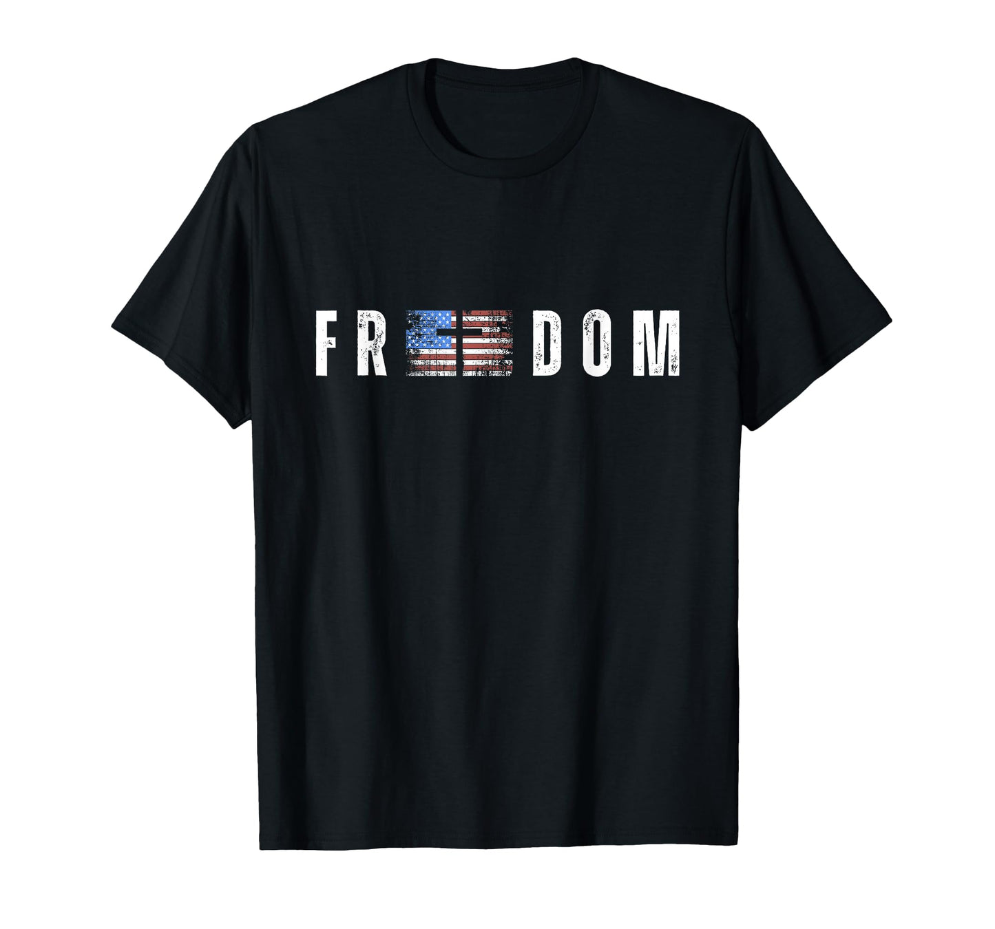 God & Country American Flag and Cross Freedom T-Shirt