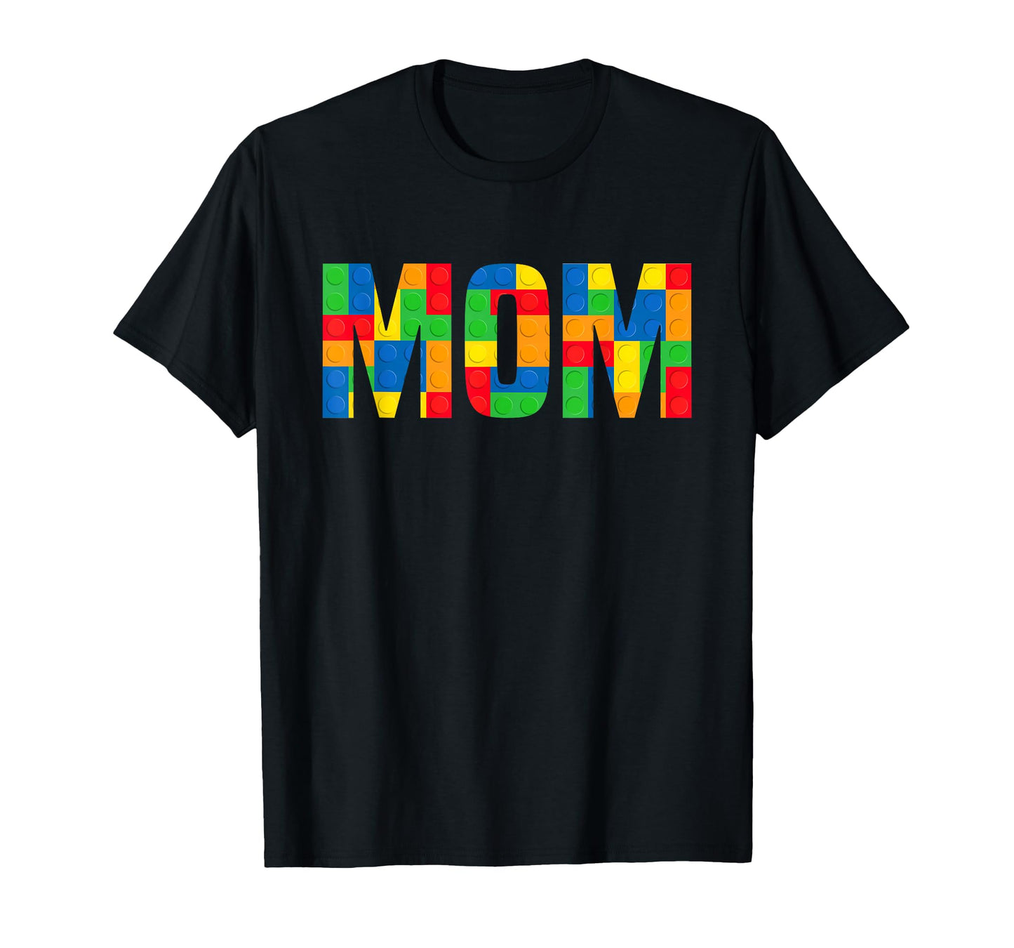 Mom Brick Master Builder Funny Building Blocks Mom T-Shirt