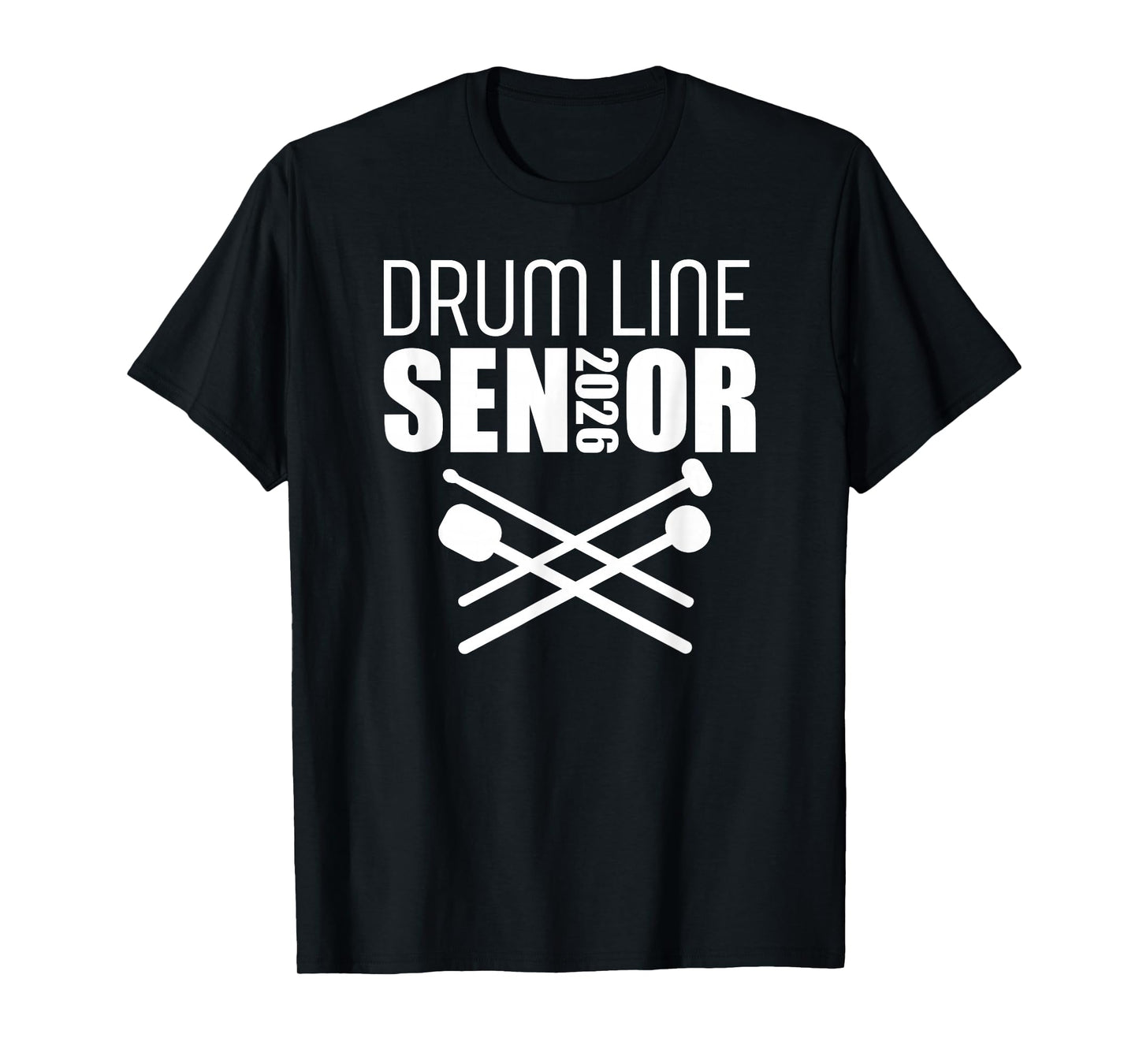 2026 Senior Drum Line Class of 2026 Marching Band T-Shirt