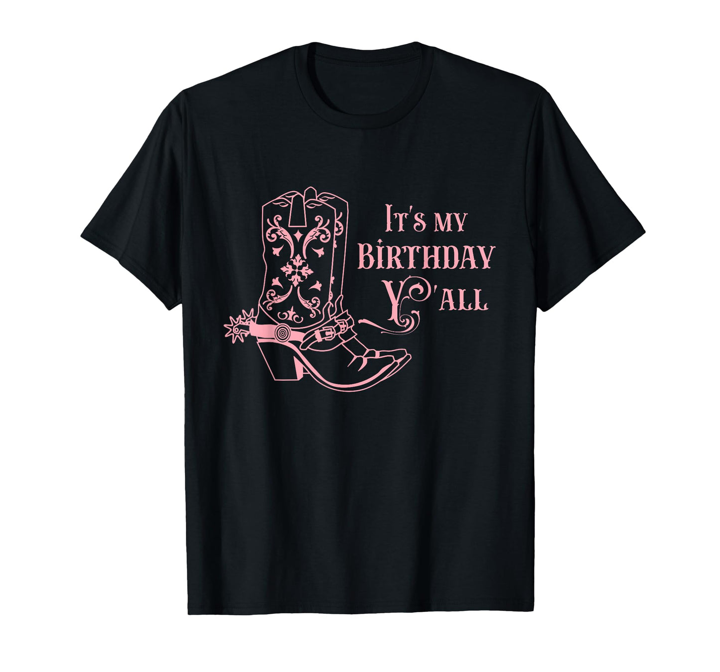 Cowgirl Birthday Y'all Country Western Bday Girl T-Shirt