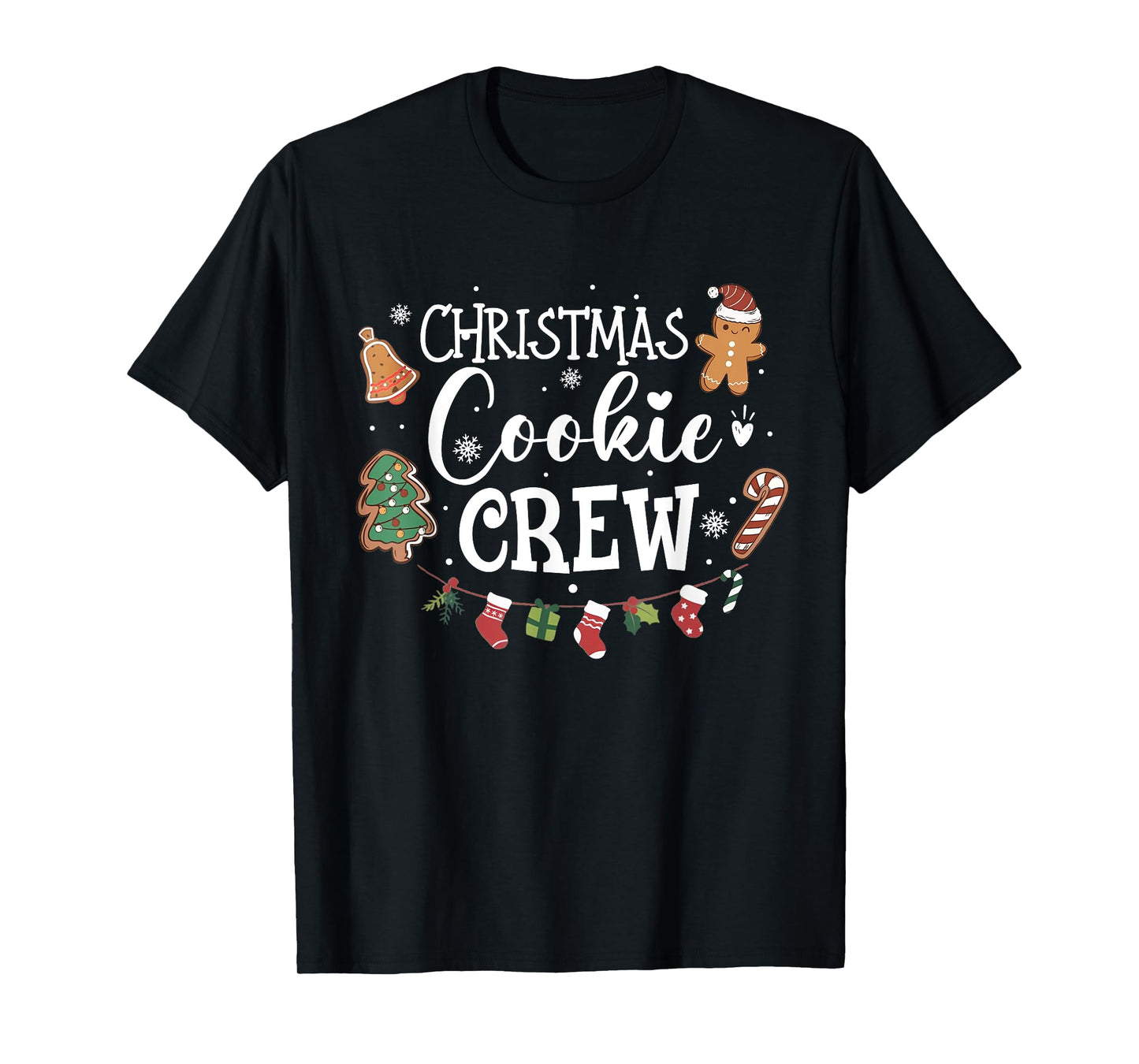 Christmas Cookie Baking Crew Family Baking Team Christmas T-Shirt