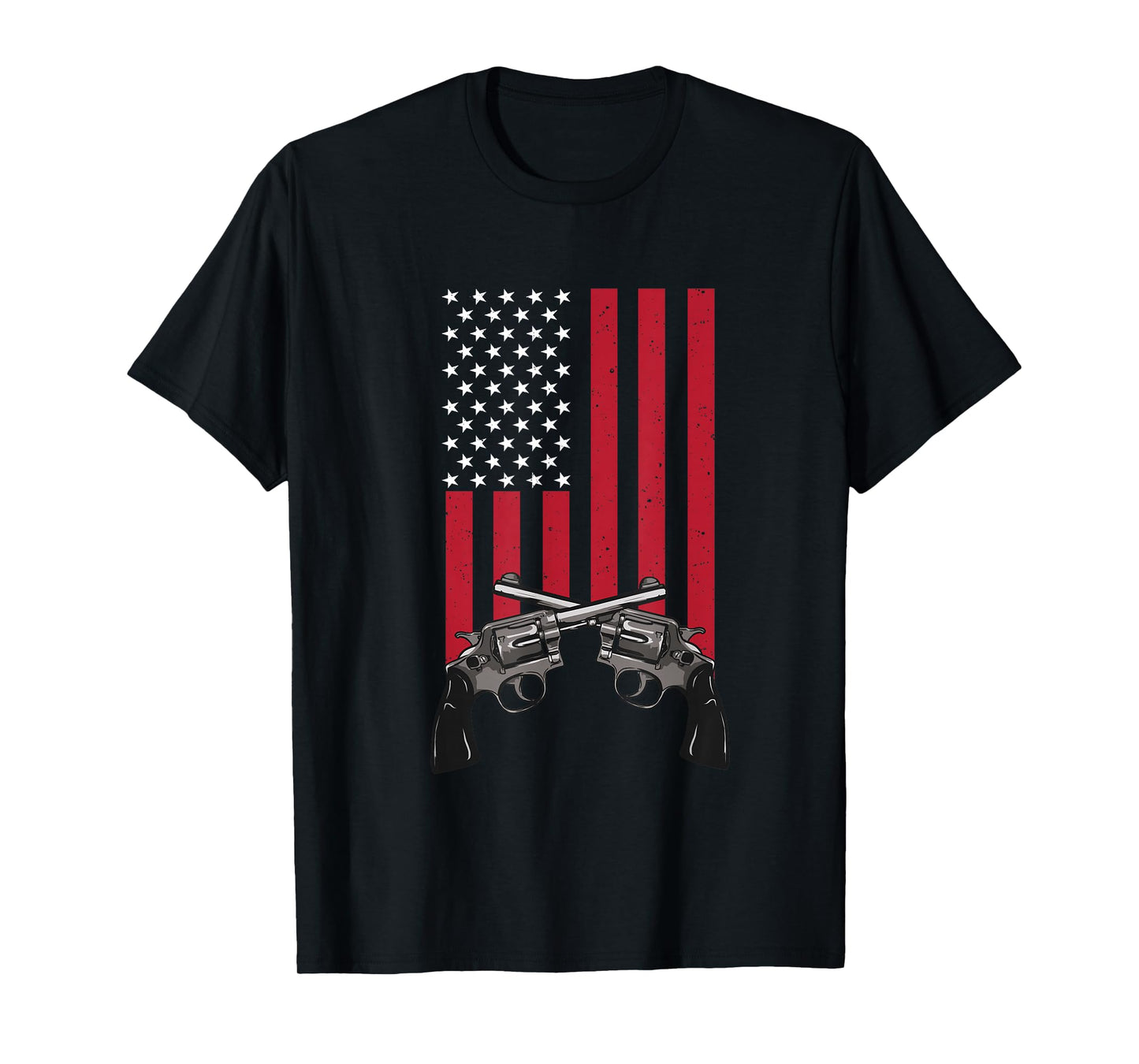 America Cowboy Revolver T-Shirt