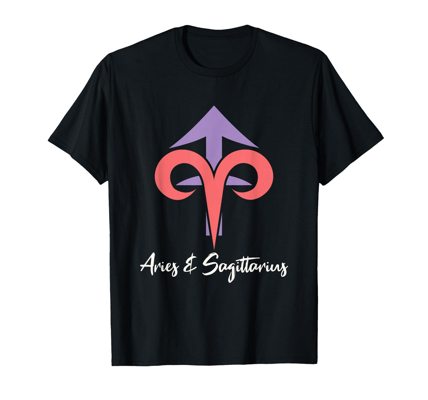 Aries and Sagittarius Couple Zodiac Relationship Horoscope T-Shirt