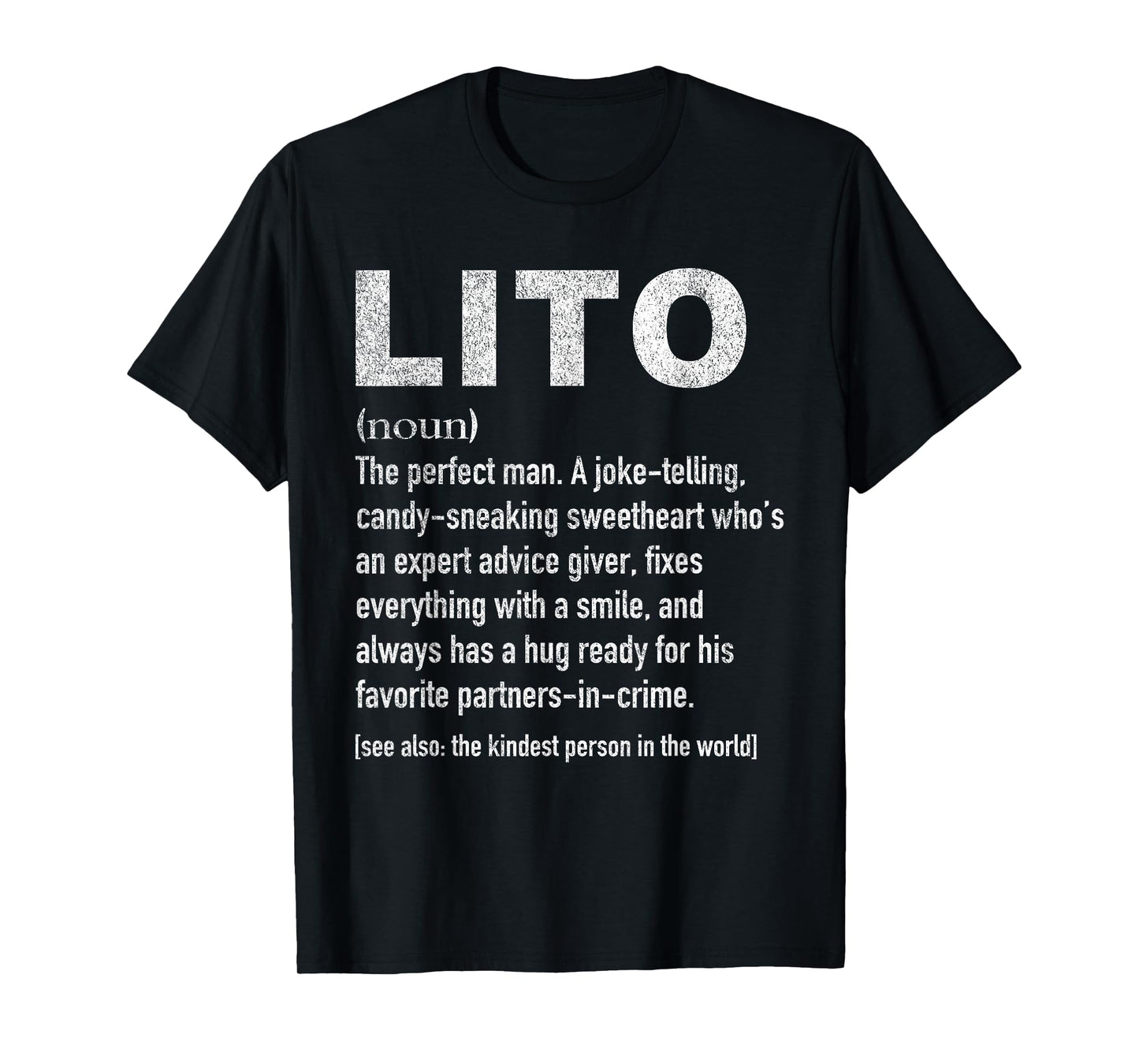 Lito Definiton Funny Spanish Mexican Grandpa Definition T-Shirt