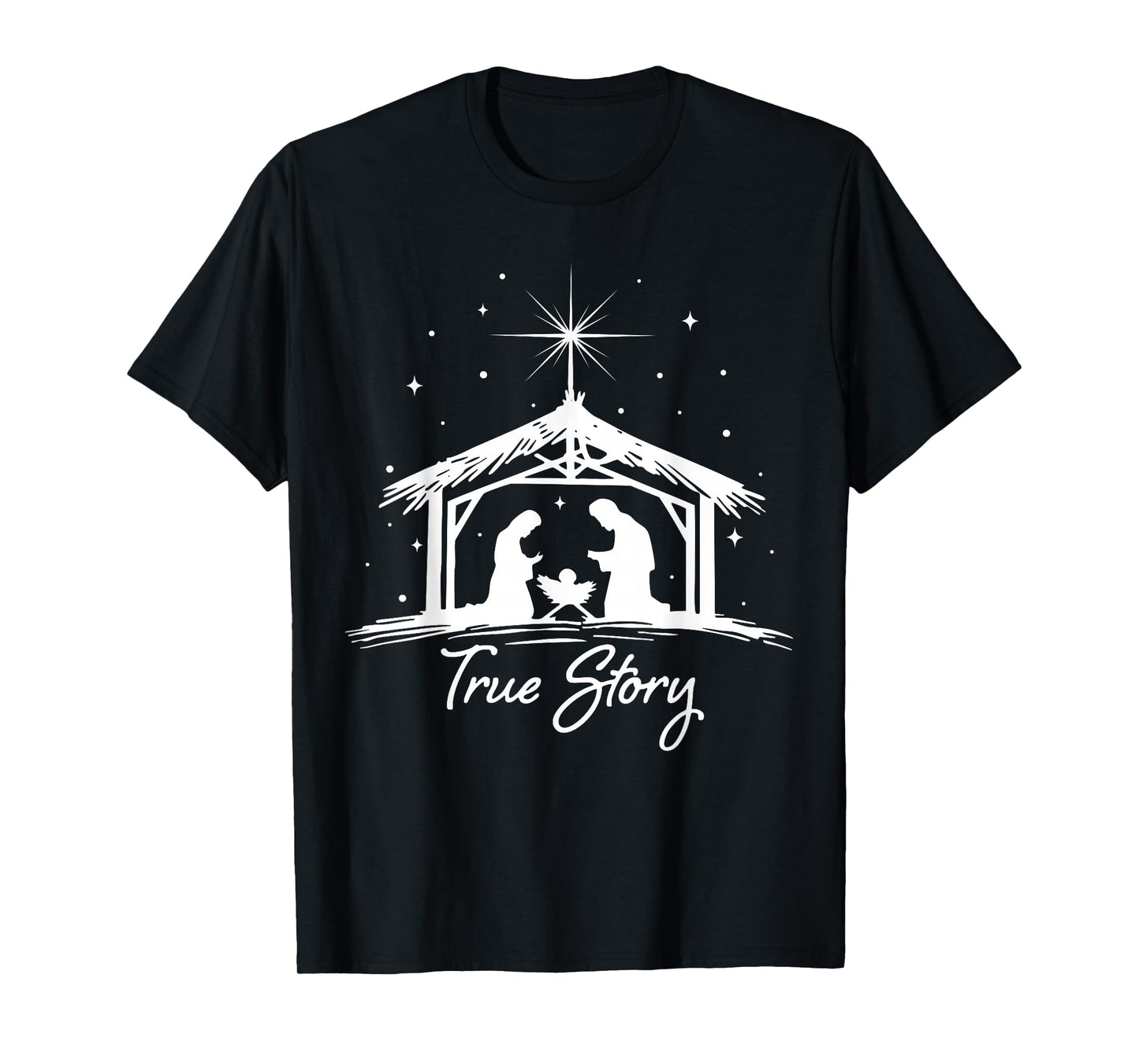 True Story of Jesus Birth Christmas Nativity Christmas T-Shirt