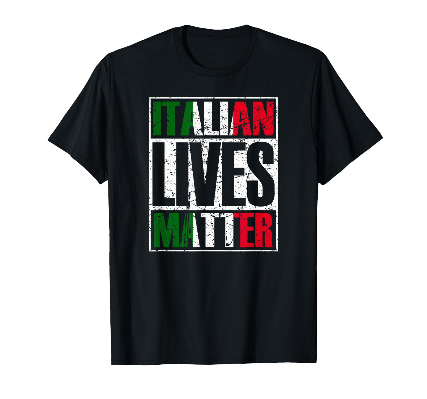 Italian Lives Matter Proud Italian Flag Italian Italia Gift T-Shirt
