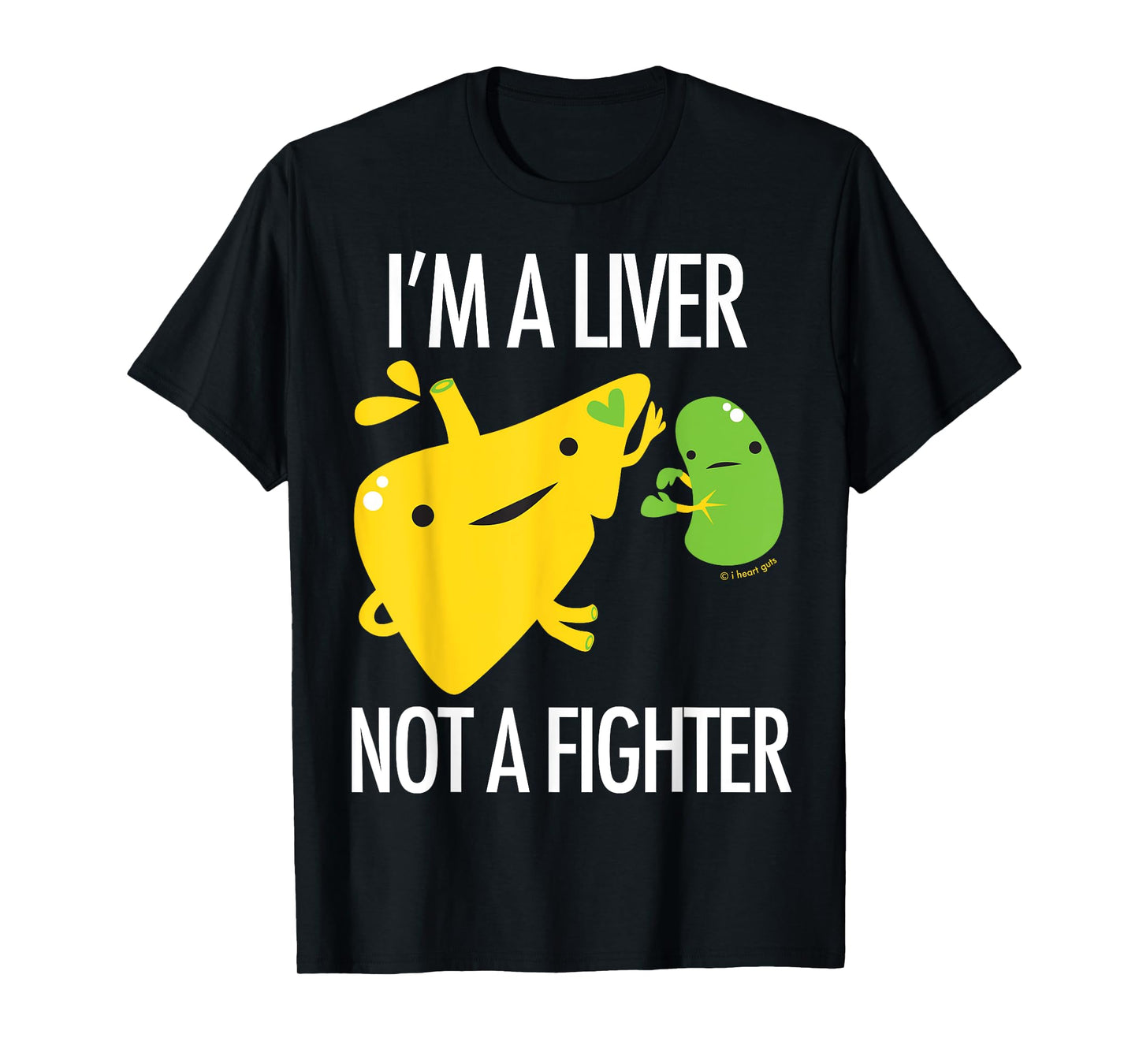 Cute Liver - Funny Cirrhosis Hepatitis Disease Support Humor T-Shirt