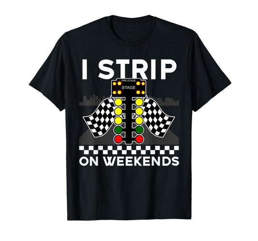Cool Drag Racing Art Men Women Street Racer Strip Drag Race T-Shirt