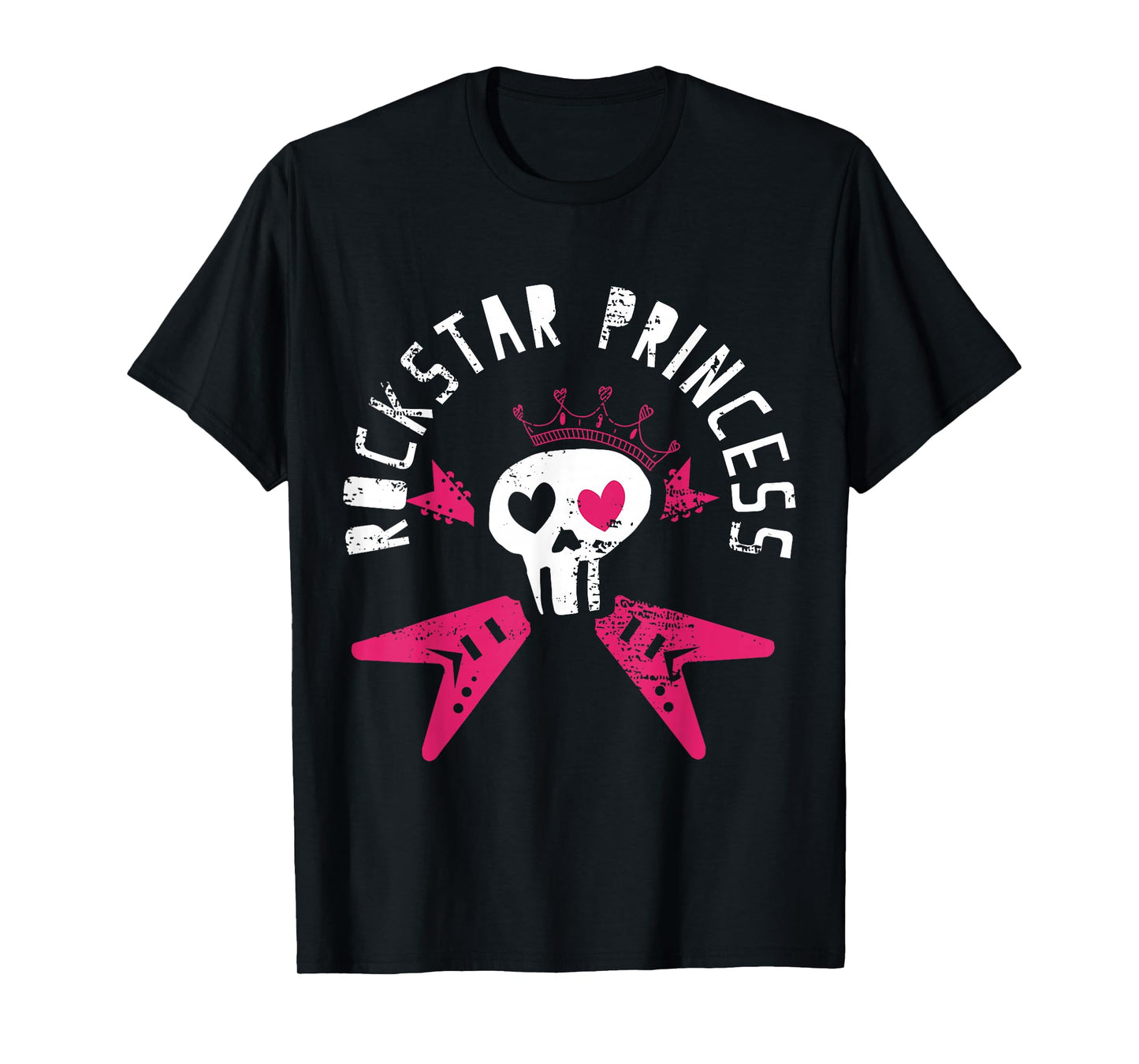 Rockstar Princess Rocker Rock and Roll T-Shirt