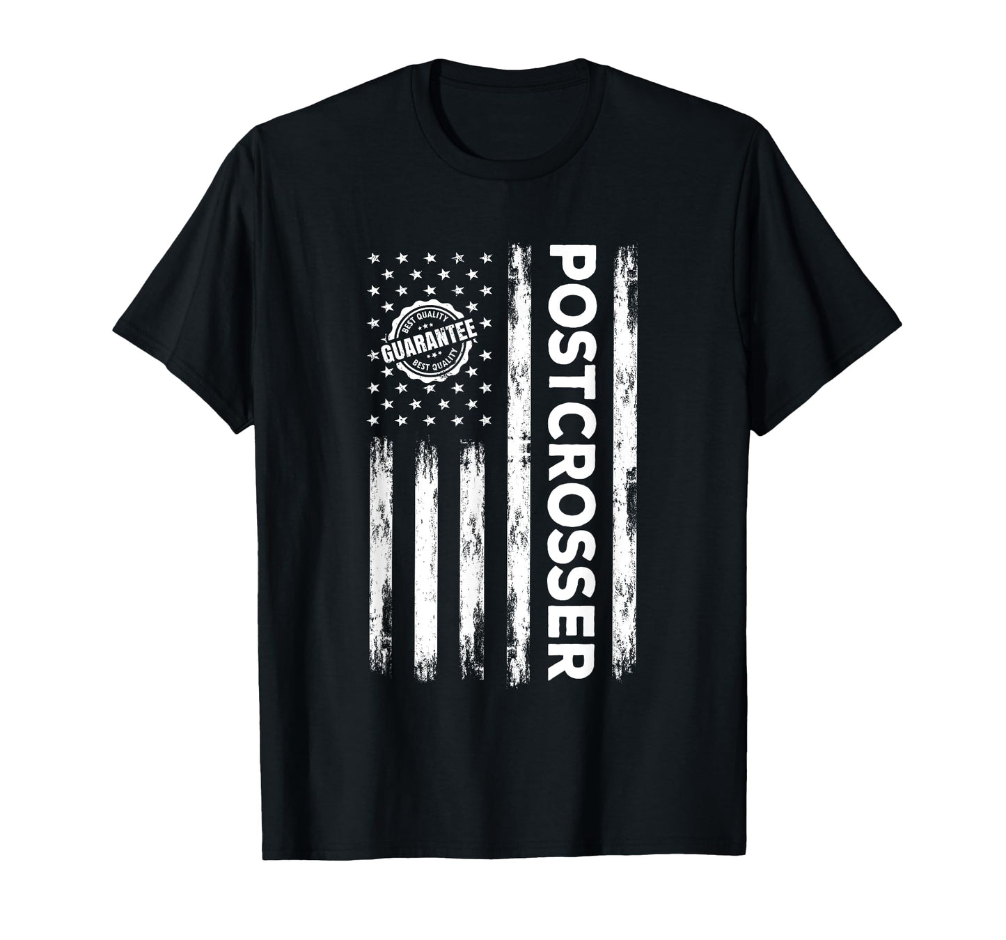 USA Flag Postcrosser Apparel Postcrossing America Women Men T-Shirt