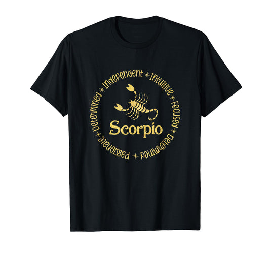 Scorpio Zodiac Sign - Scorpio Zodiac Birthday T-Shirt