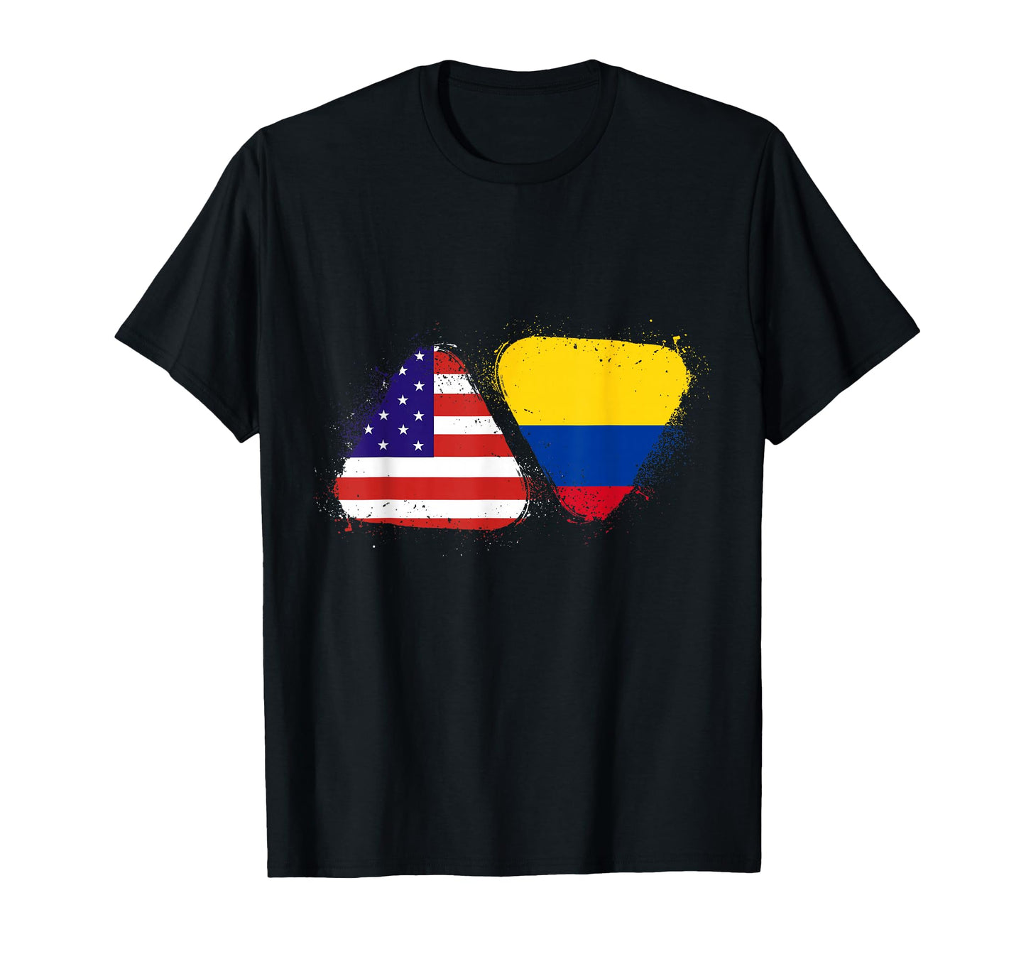Colombia & USA Together, Half American, Half Colombian T-Shirt