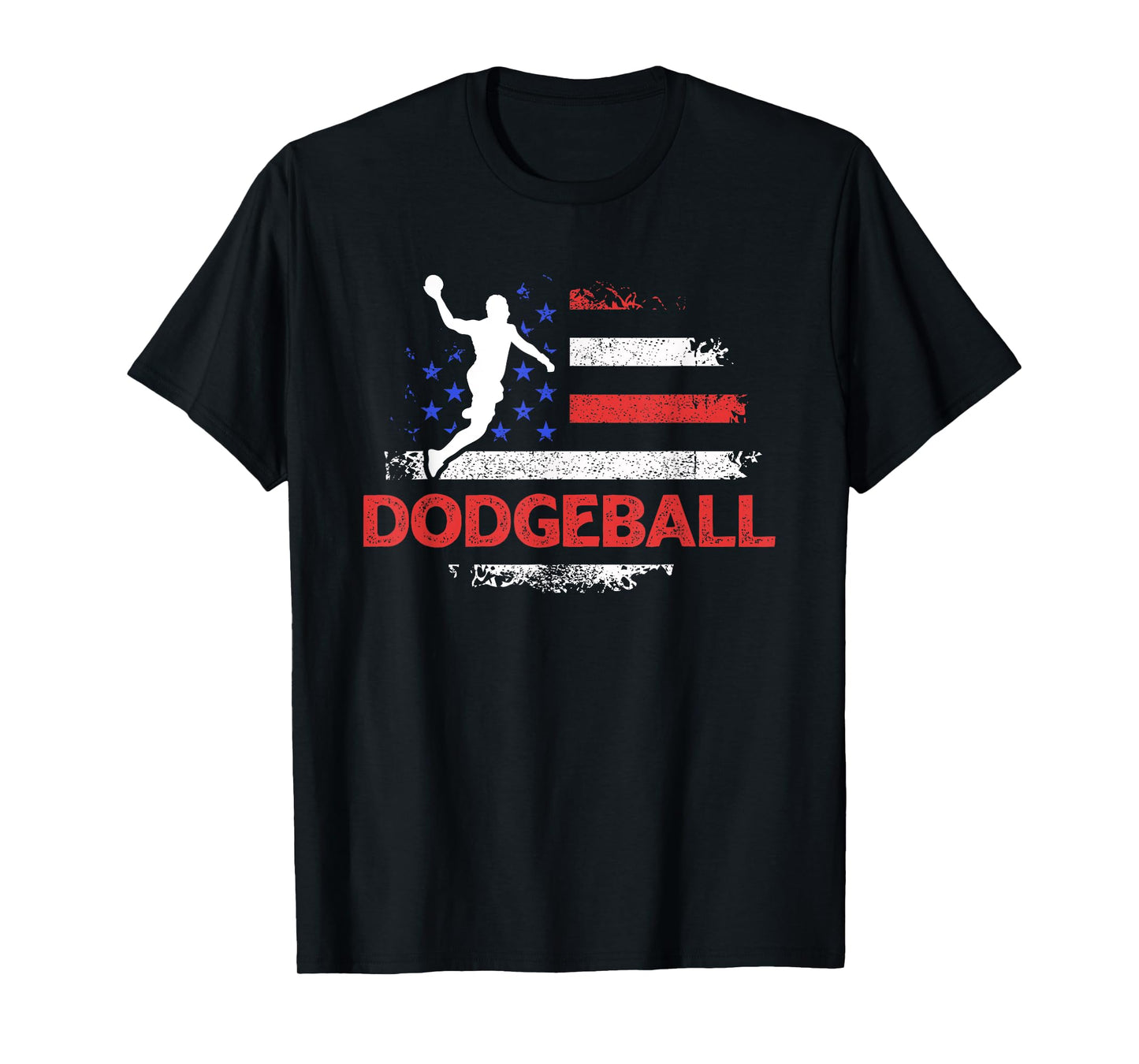 Dodgeball US Flag | Ball Sports | Dodge Ball Player T-Shirt
