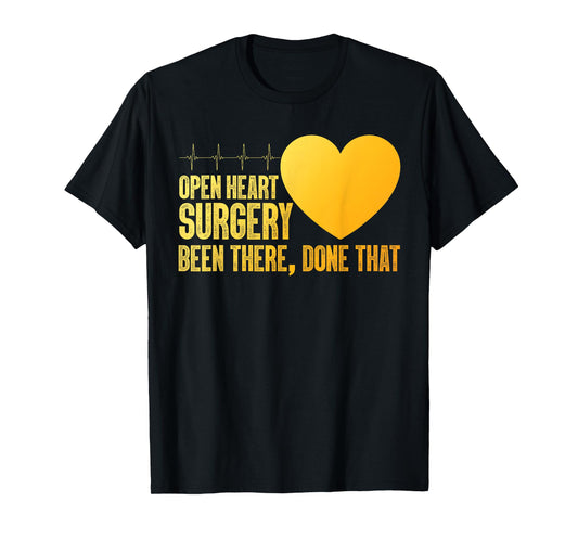 Cool Open Heart Surgery Art Men Women Heart Attack Recovery T-Shirt
