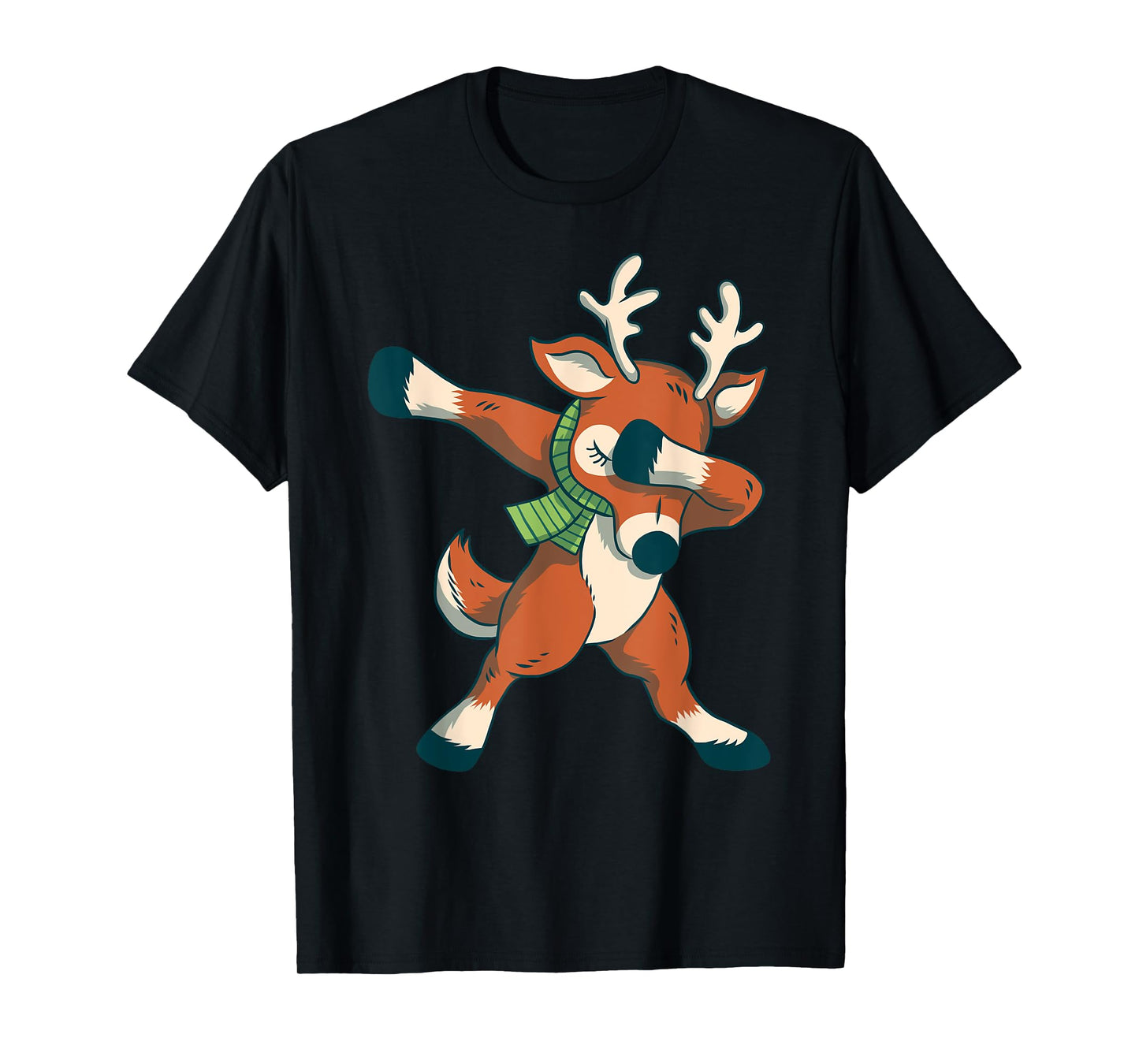 Dabbing Christmas Reindeer T-Shirt Girls, Boys, Kids T-Shirt
