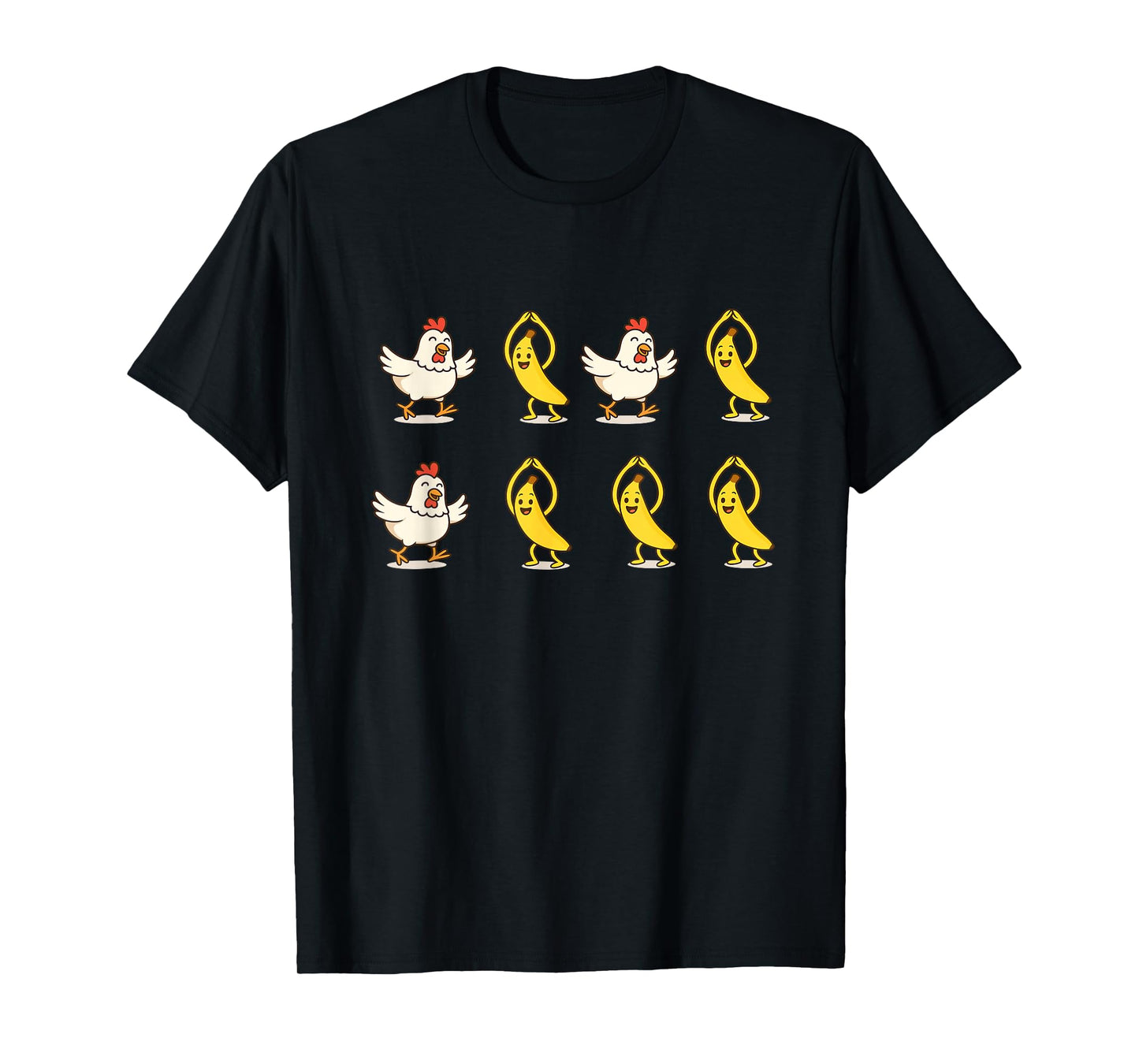 Chicken Banana Dancing T-Shirt