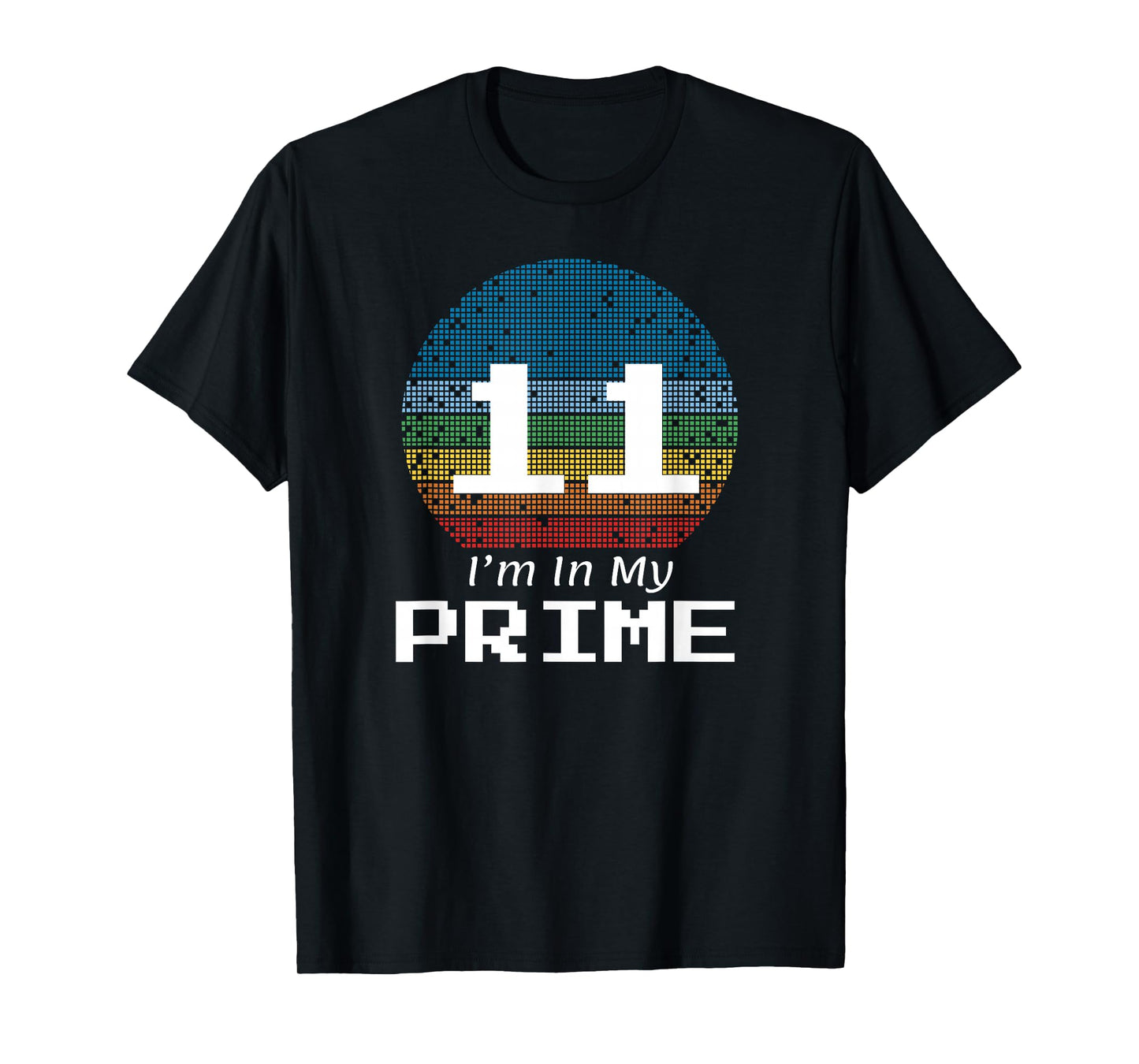 11 Year Old Birthday Prime Number Math T-Shirt