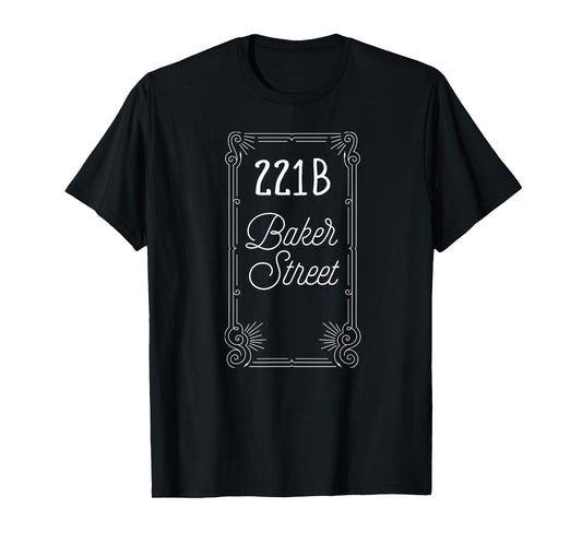 221B Baker Street - Sherlock Holmes - T-shirt T-Shirt