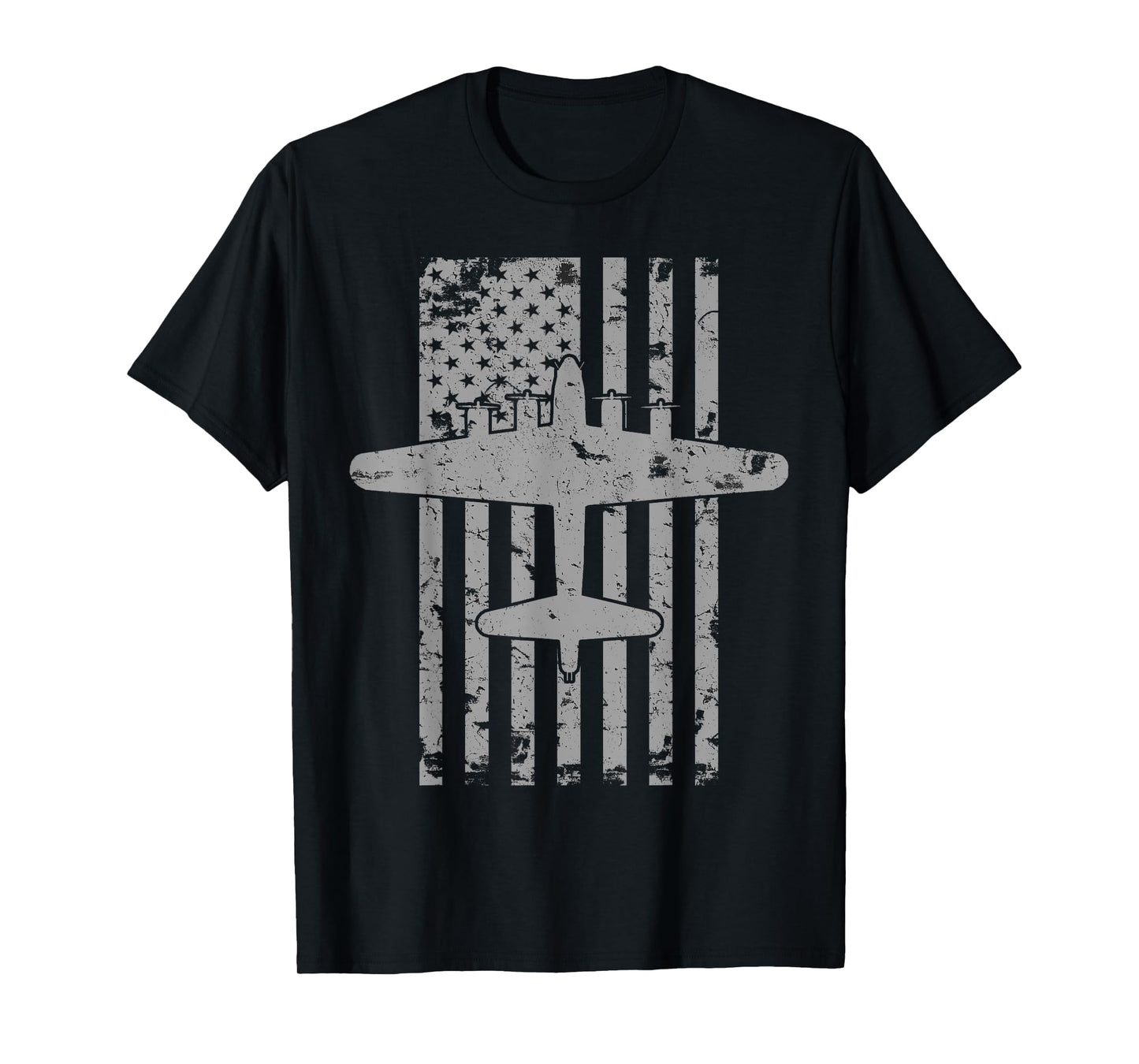 B-17 Flying Fortress WWII Bomber Airplane Pilot T-Shirt T-Shirt