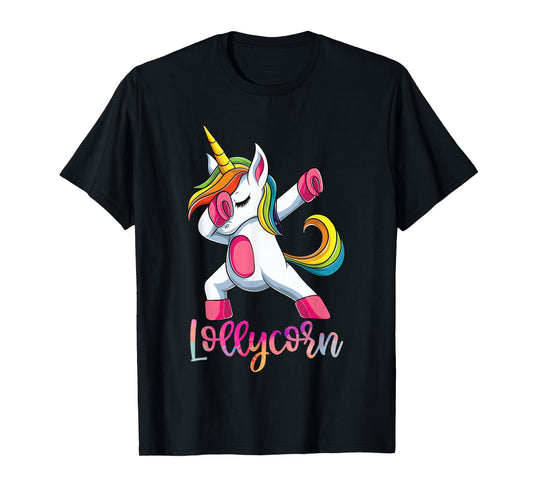 Lollycorn Lolly Unicorn Shirt, Mothers Day Grandma T-Shirt