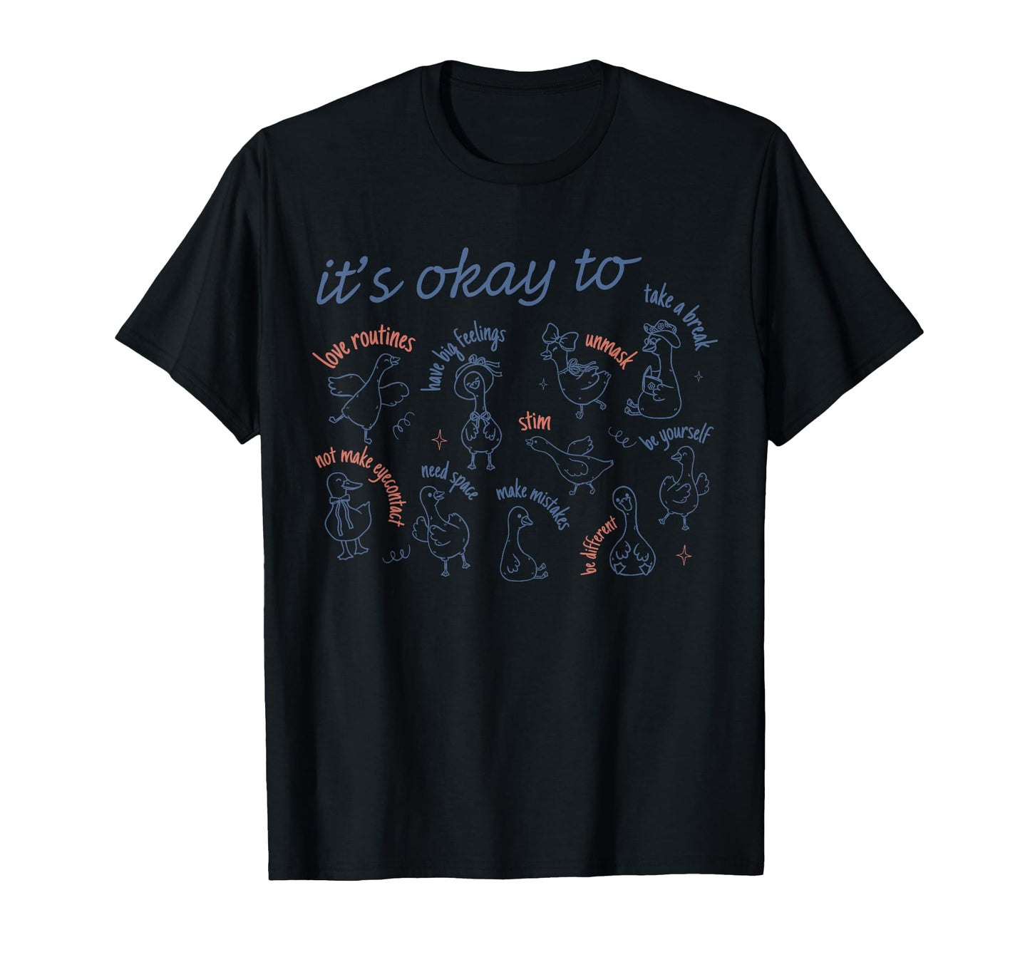 It's Okay to Sped Team Teacher Silly Goose Autism Awareness T-Shirt
