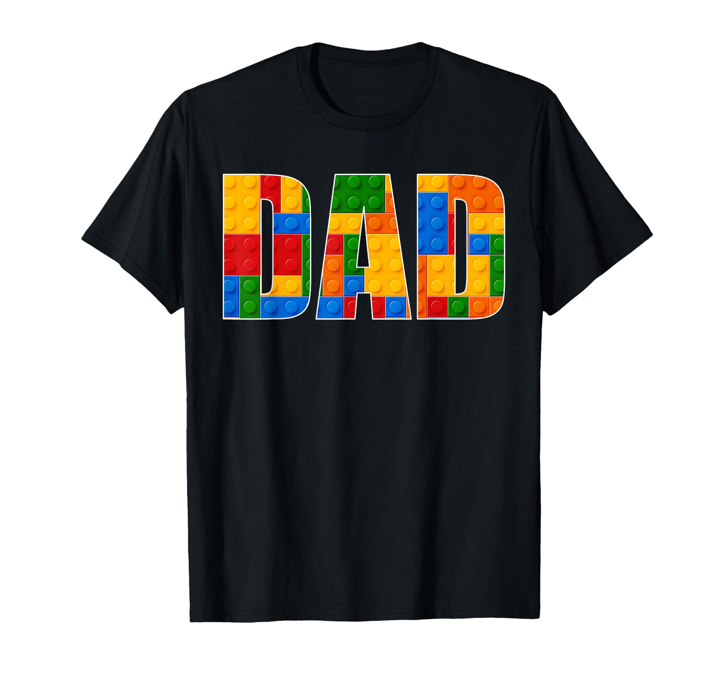 Dad Brick Builder Funny Blocks Master Builder Gifrs Boys T-Shirt