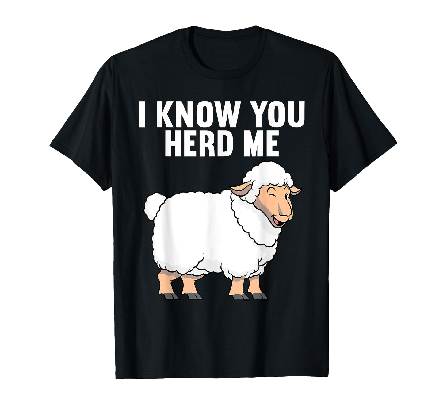 Cute Sheep Design For Men Women Sheep Farm Animal Farmer T-Shirt